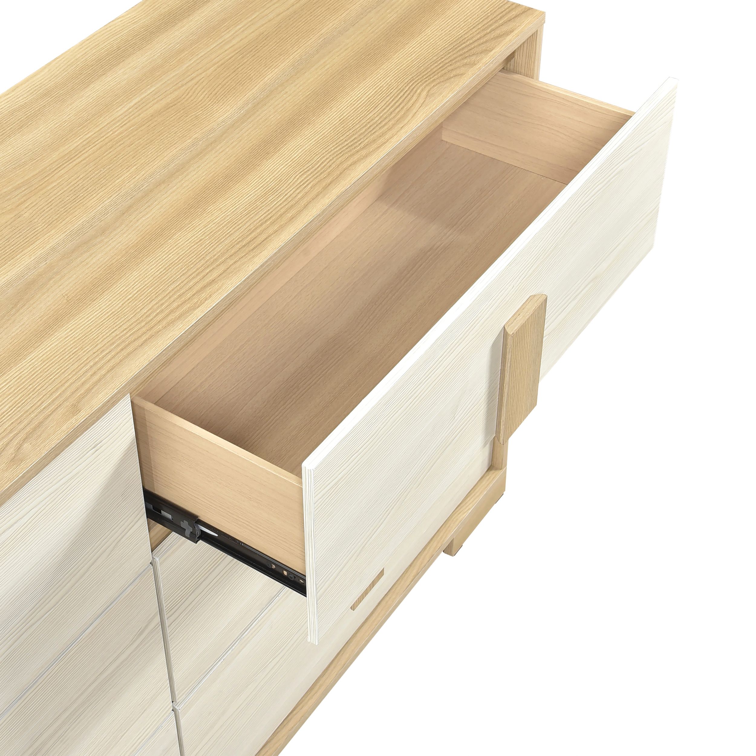 Sterling Melamine/Wood Panel Bedroom Set with LED Lighting