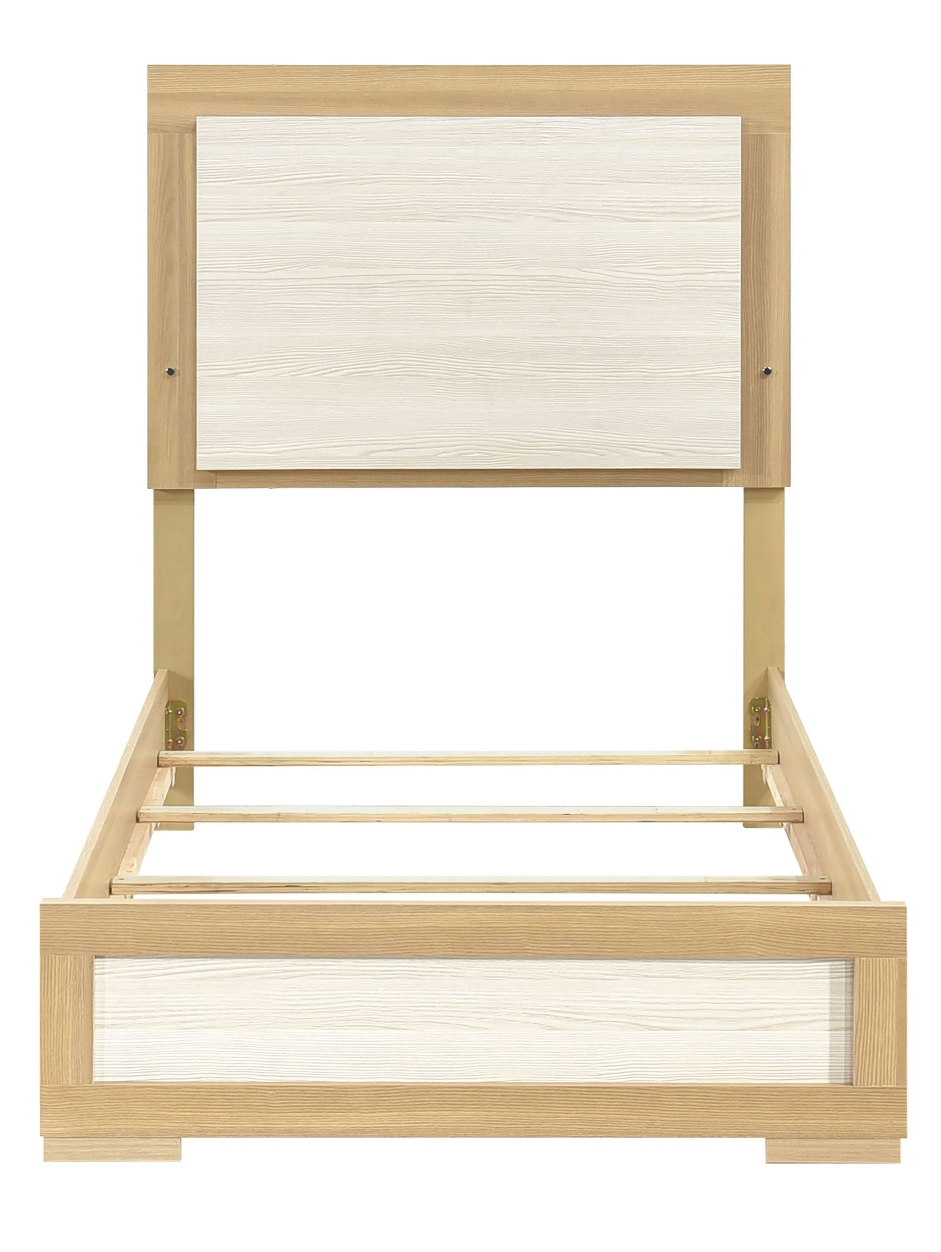 Sterling Melamine/Wood Panel Bed with LED Lighting