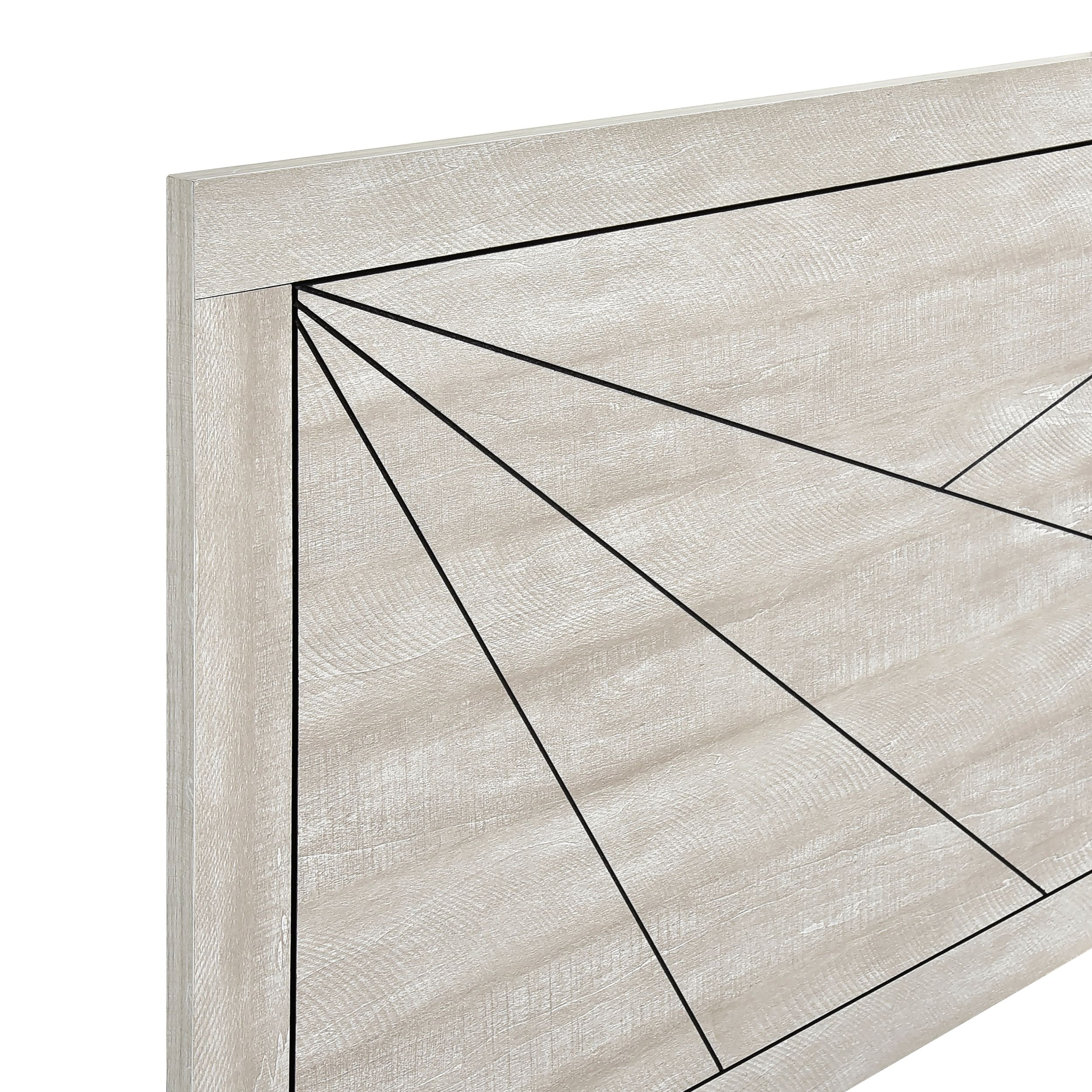Aspen PU Veener/Wood Panel Bed