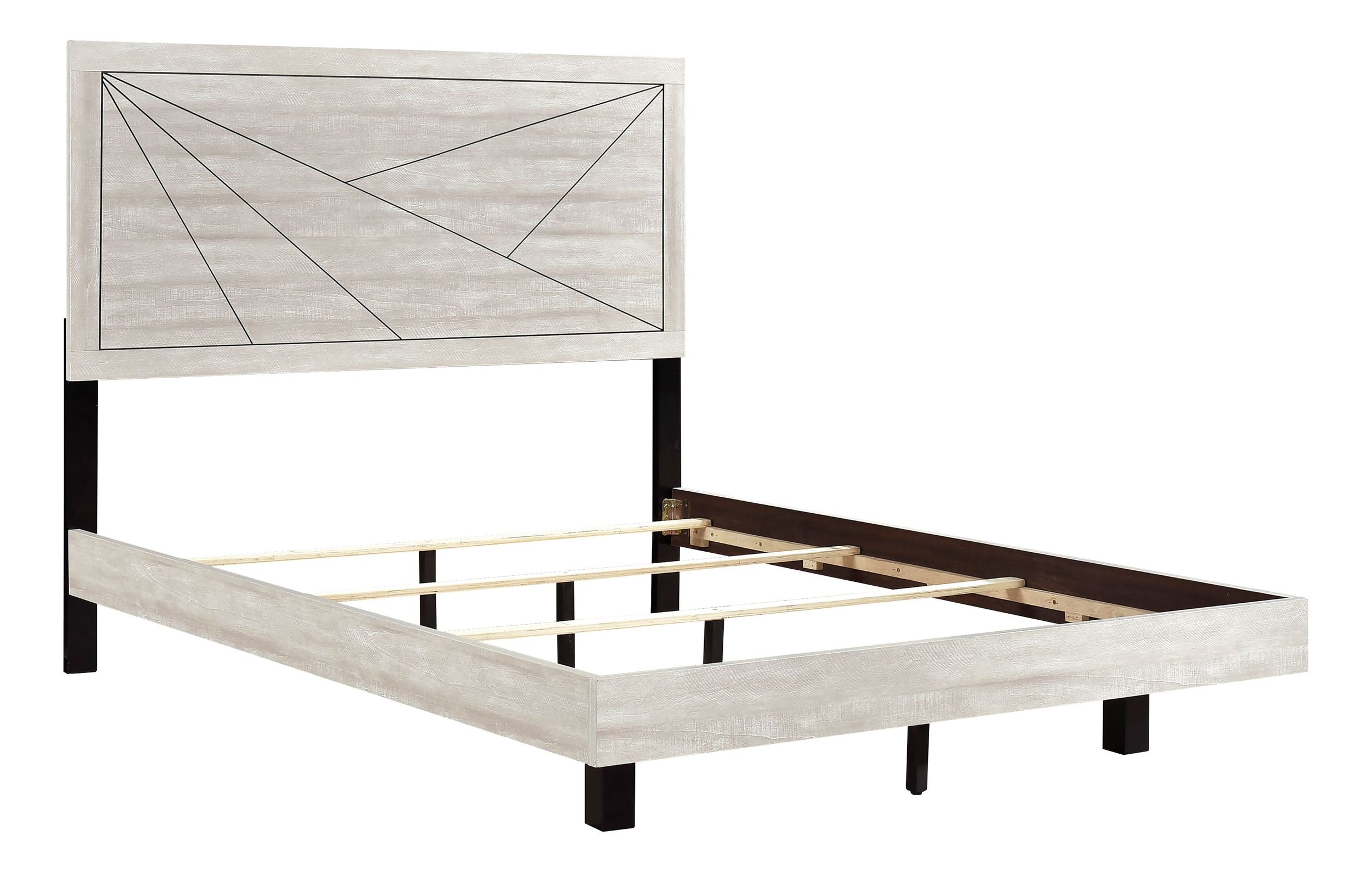 Aspen PU Veener/Wood Panel Bed