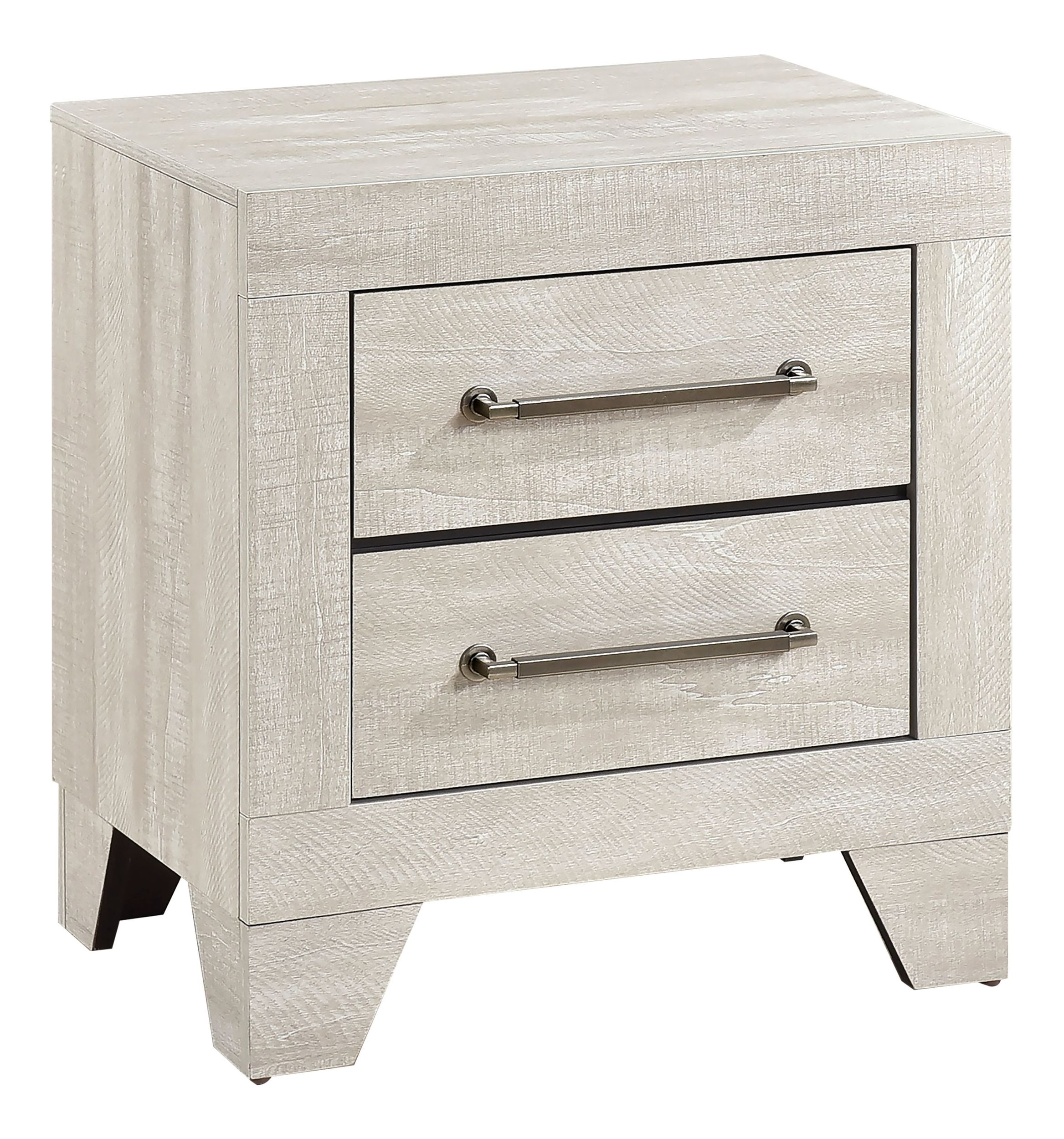 Aspen PU Veener/Wood 2-Drawer Night Stand