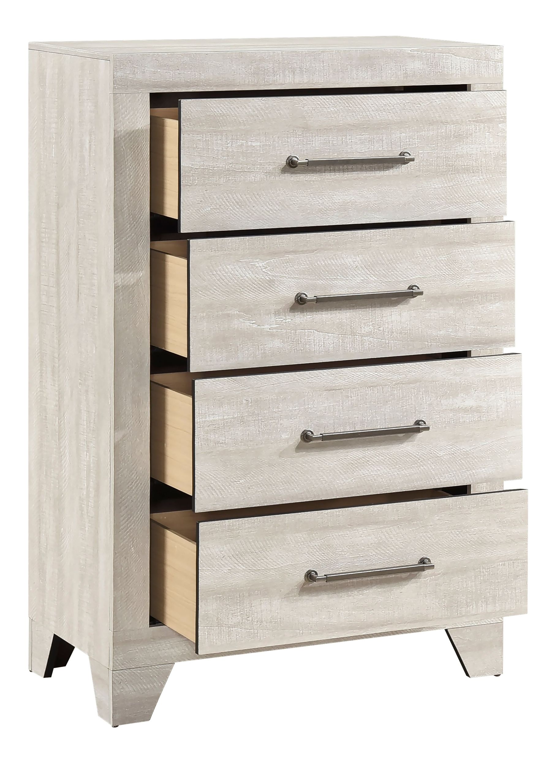 Aspen PU Veener/Wood 4-Drawer Chest