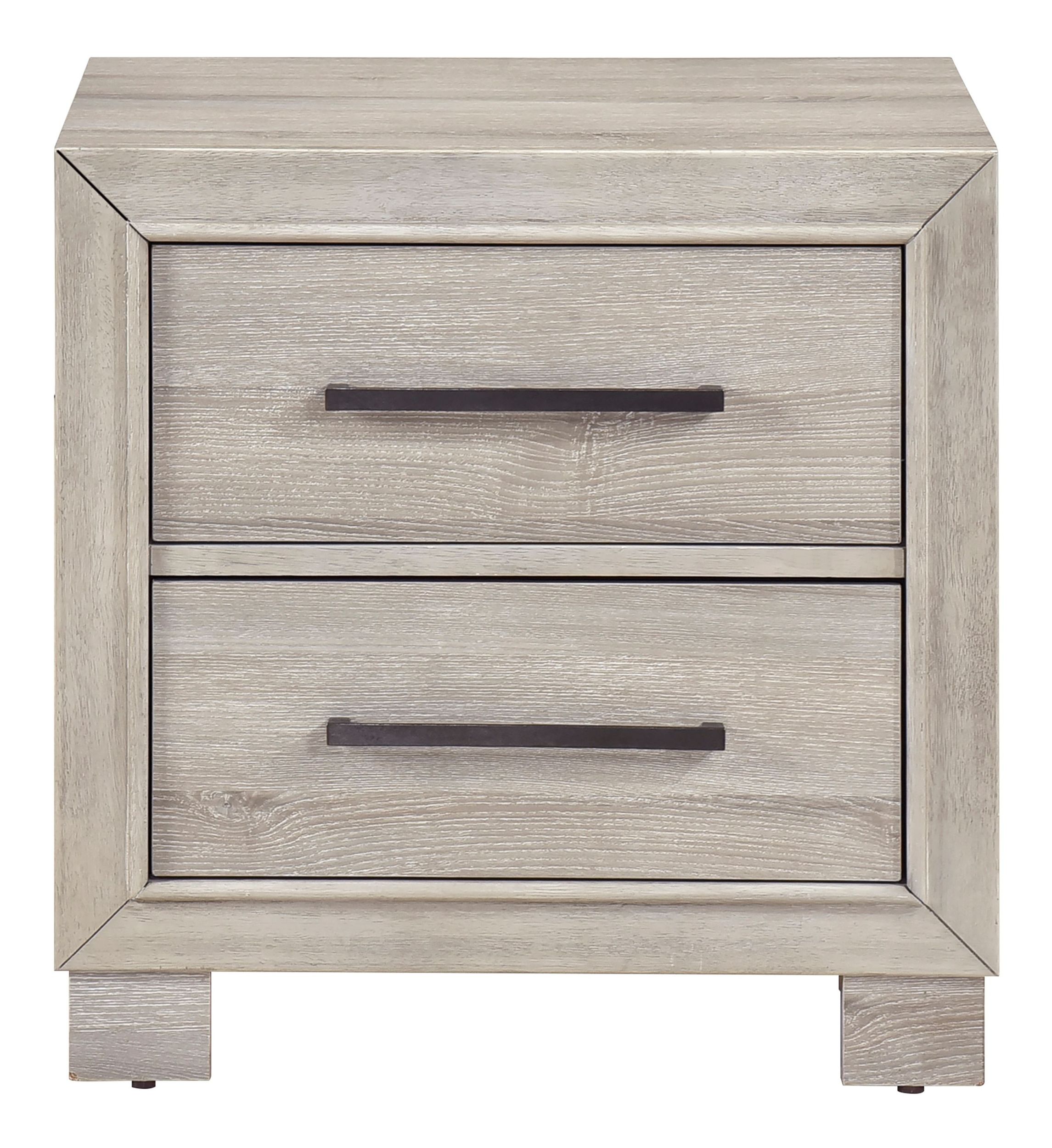Everett Melamine/Wood Storage Panel Bedroom Set with LED Lighting