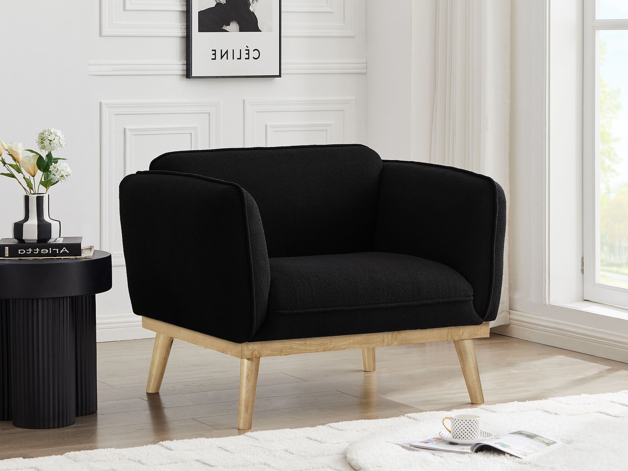 Nolita Boucle Fabric Chair