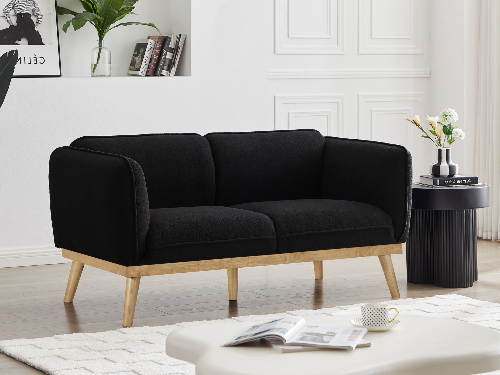 Nolita Boucle Fabric Loveseat