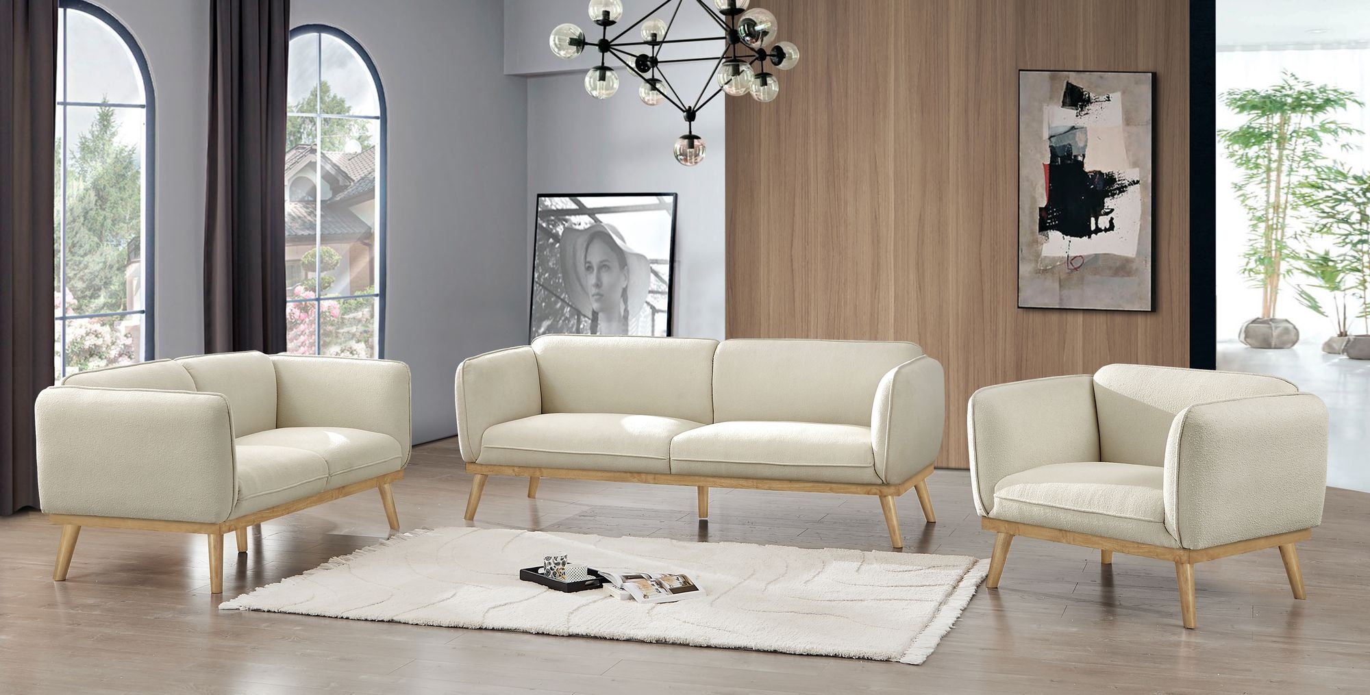 Nolita Boucle Fabric Chair