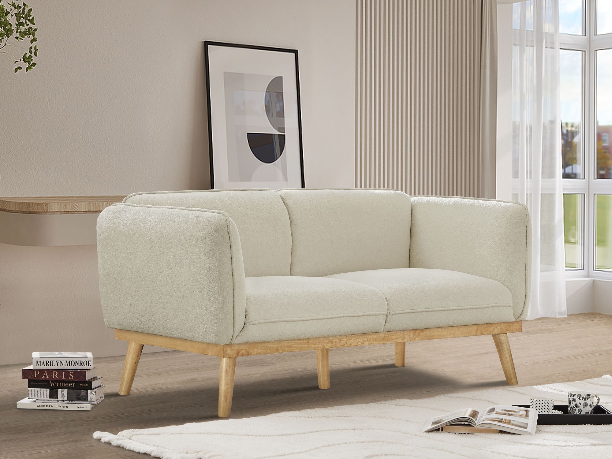 Nolita Boucle Fabric Loveseat