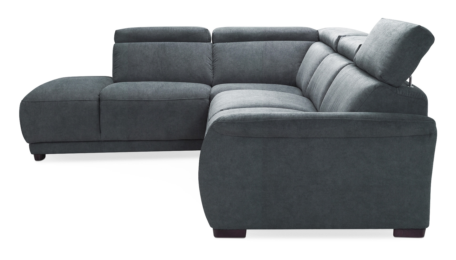 Brussels 3-Piece Microfiber Fabric Storage Sectional Sleeper Sofa