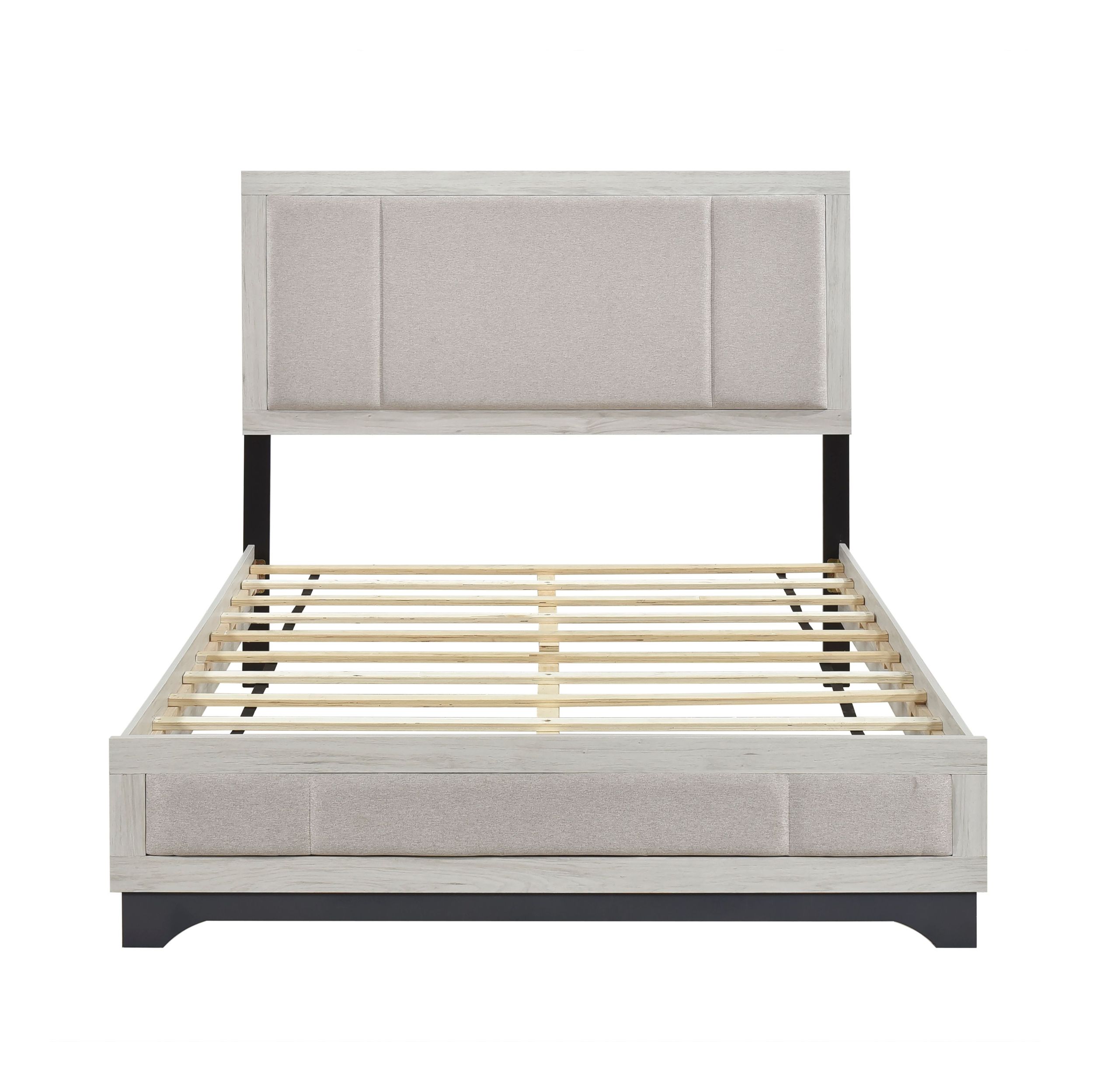 Westport Polyester/PU Paper/Wood Eastern King Platform Bed