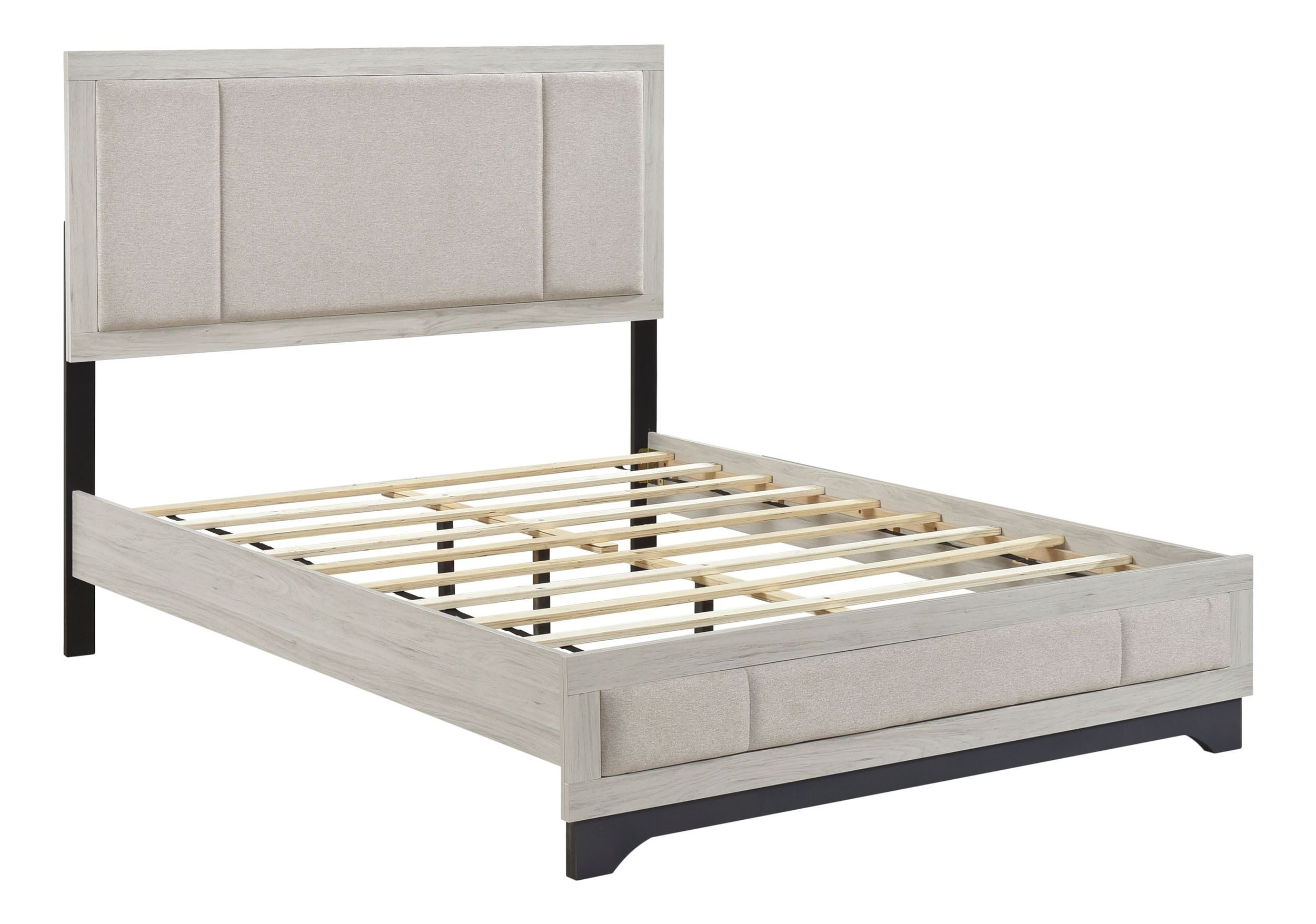 Westport Polyester/PU Paper/Wood Full Platform Bed
