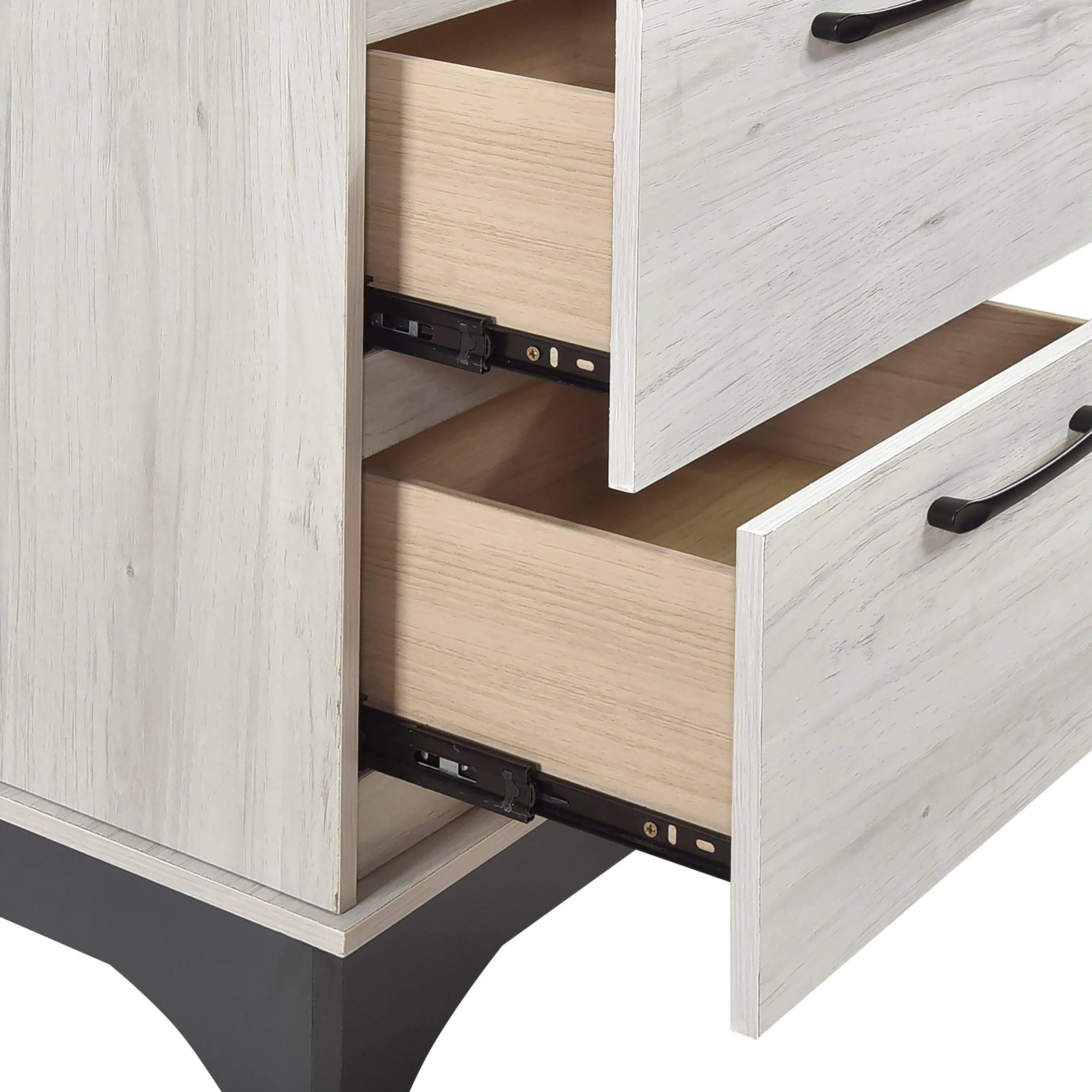 Westport Polyester/PU Paper/Wood Platform Bedroom Set