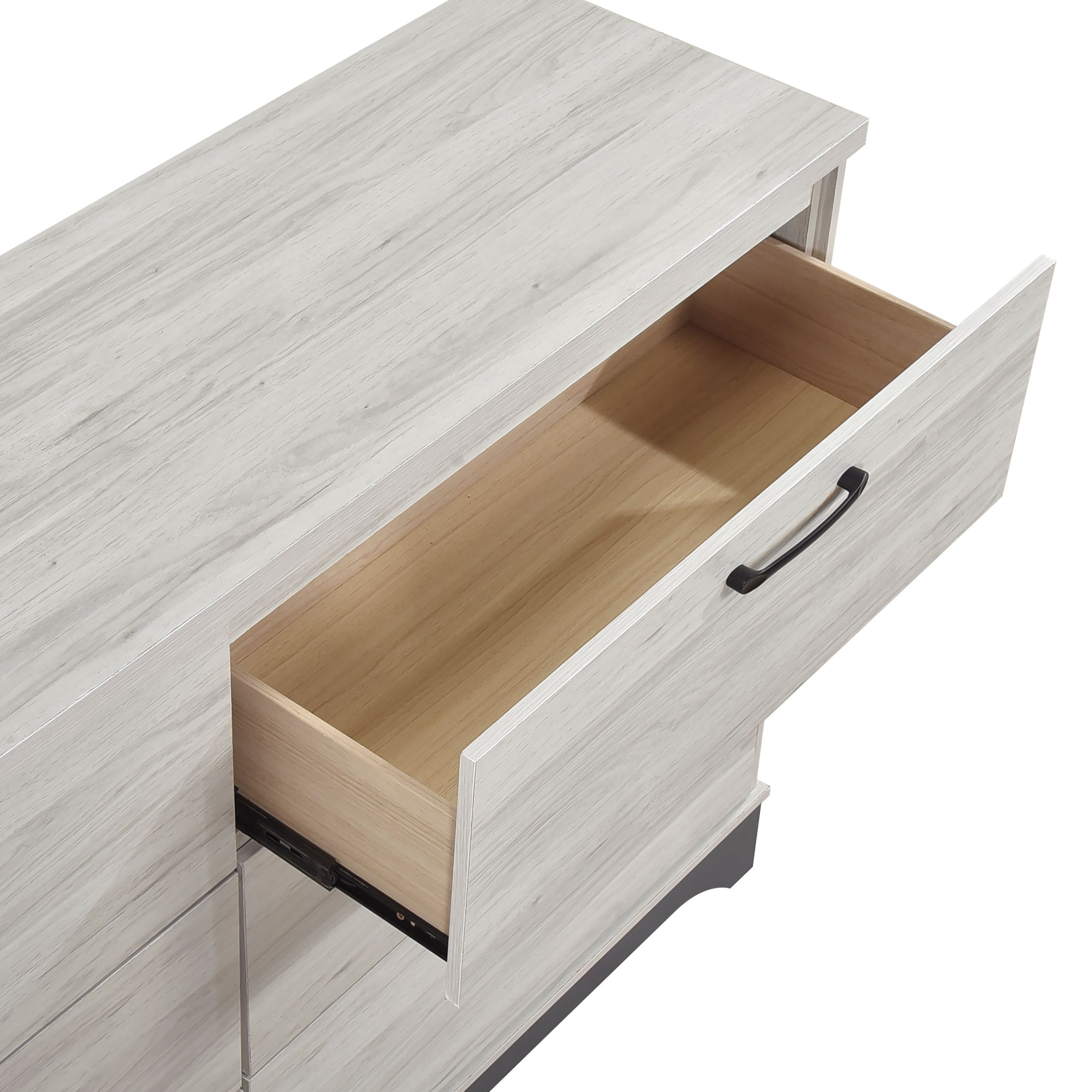 Westport Polyester/PU Paper/Wood Platform Bedroom Set