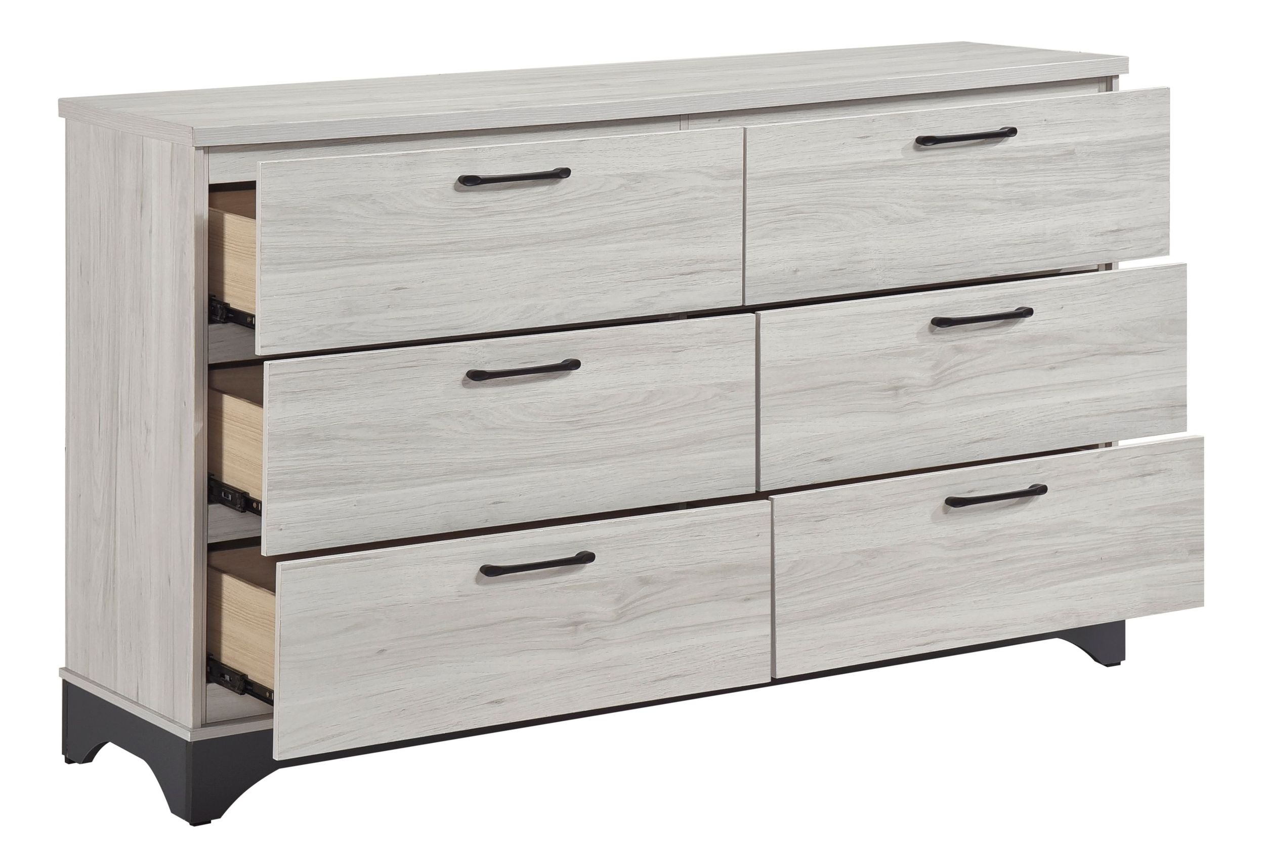 Westport Polyester/PU Paper/Wood Platform Bedroom Set