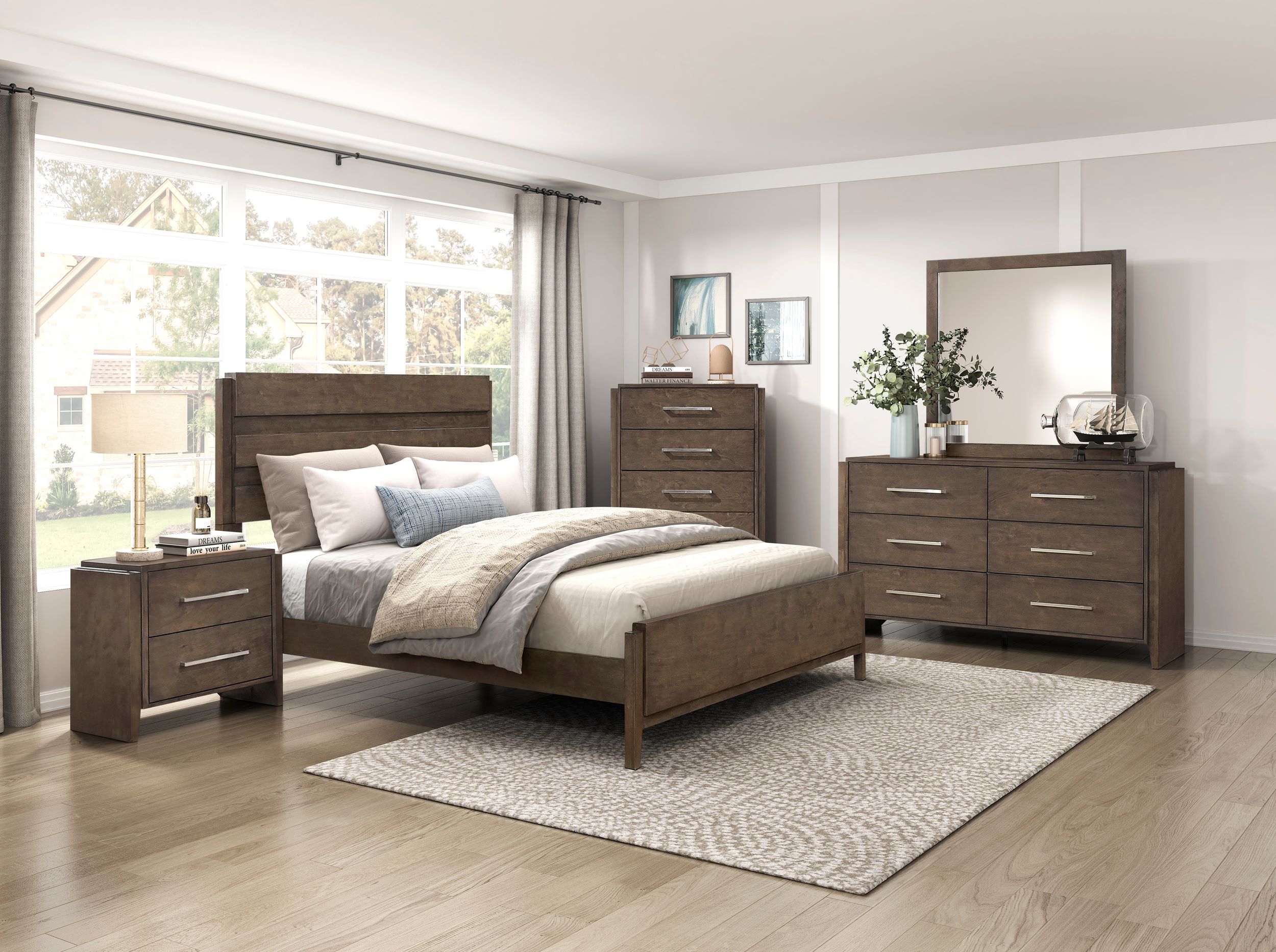 Emmett Wood 2-Drawer Night Stand