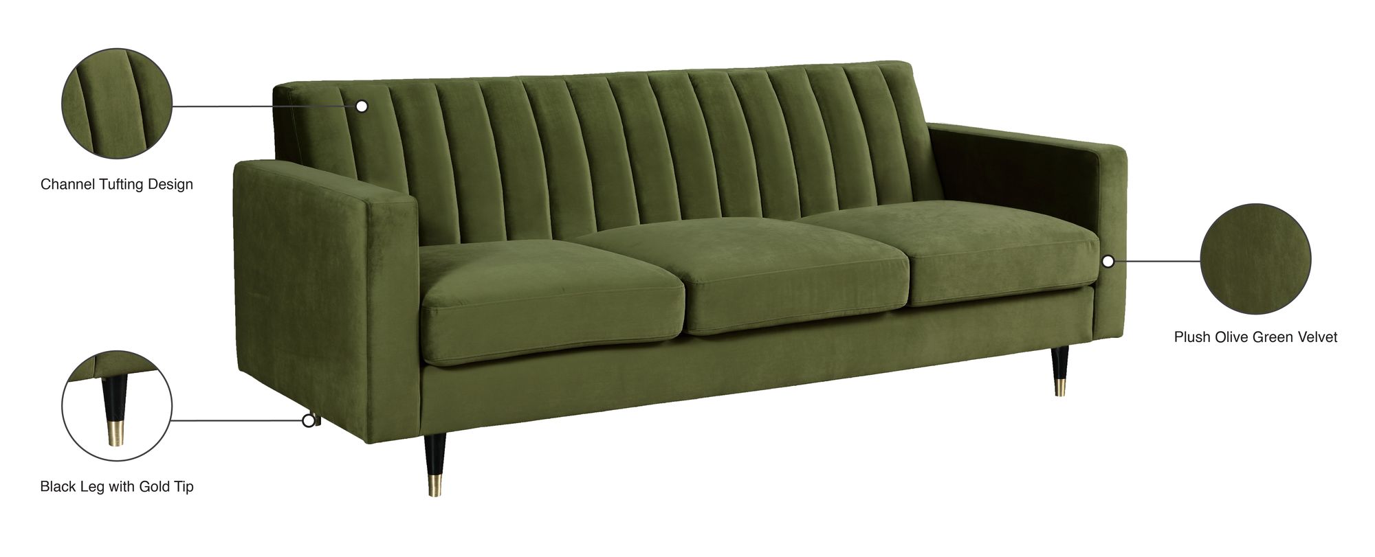 Lola Velvet Sofa