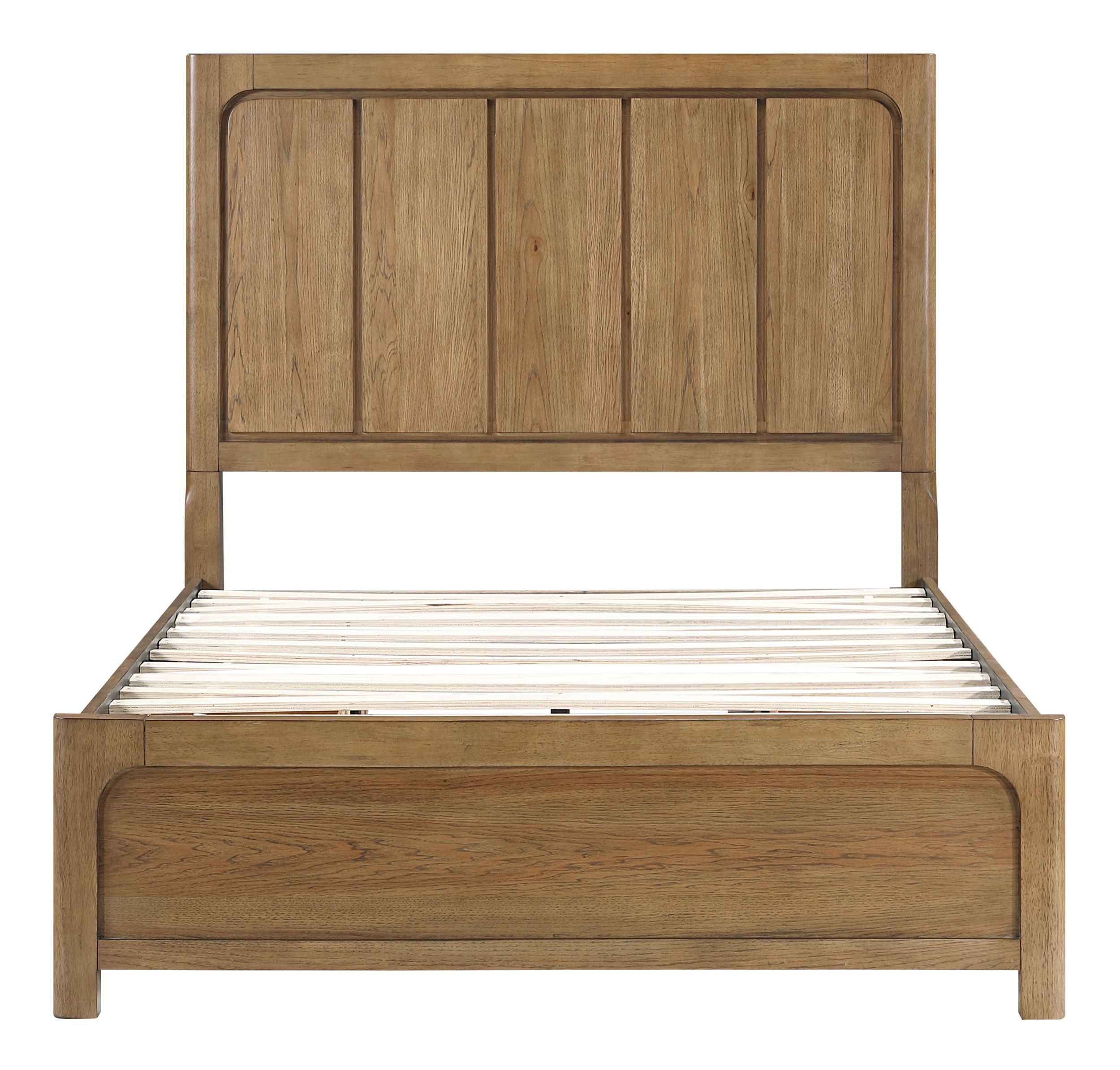 Charlotte Wood Queen Storage Platform Bed