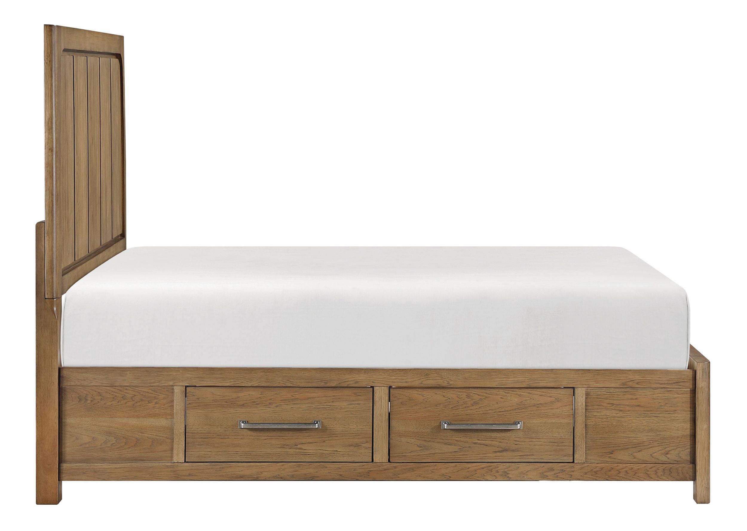 Charlotte Wood Queen Storage Platform Bed