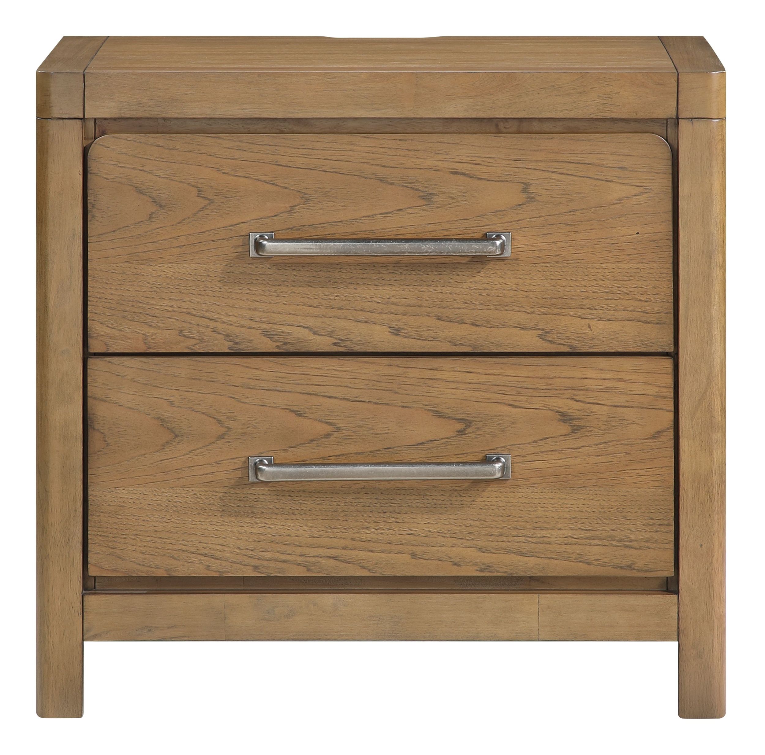 Charlotte Wood Storage Platform Bedroom Set
