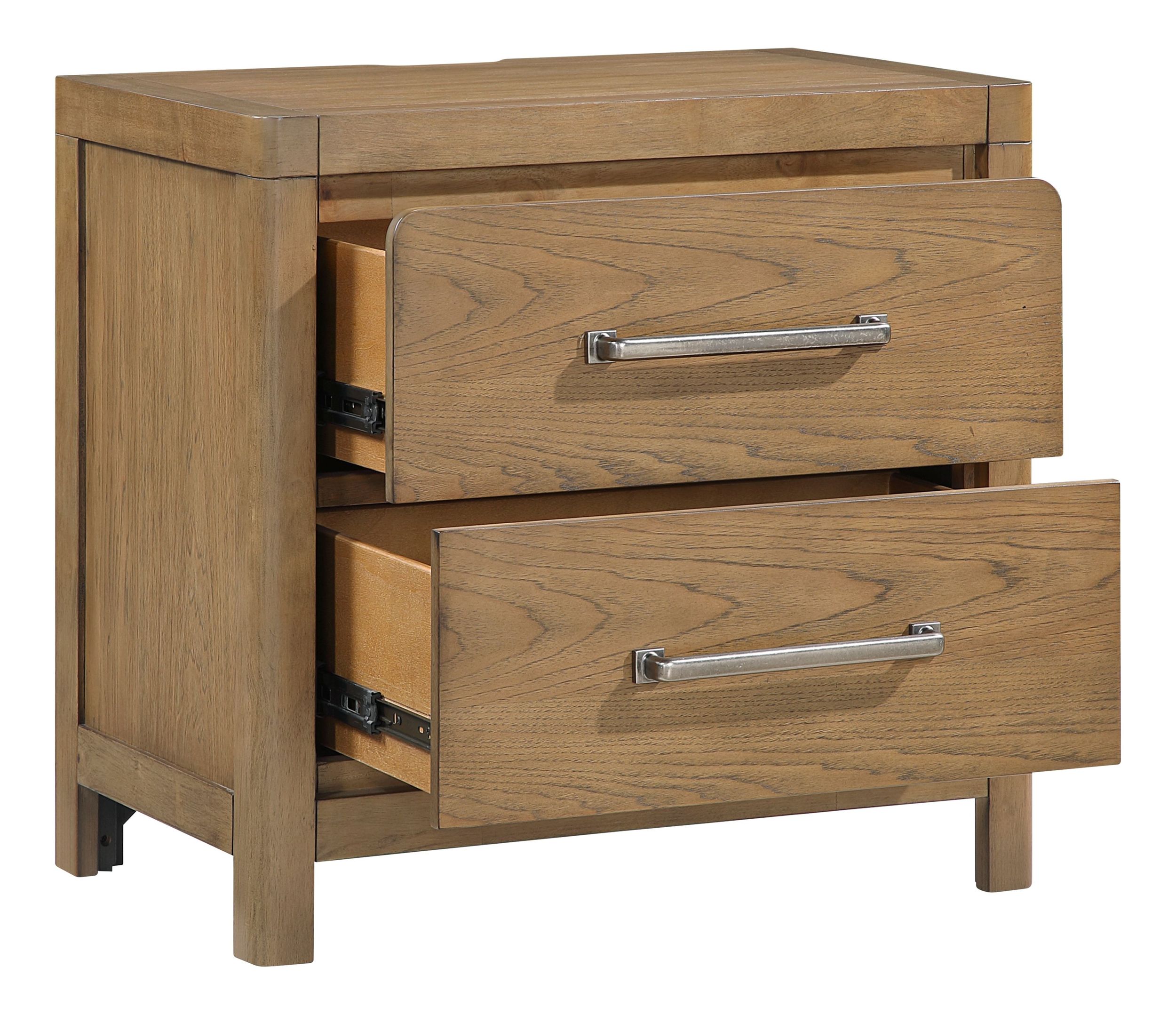 Charlotte Wood 2-Drawer Night Stand