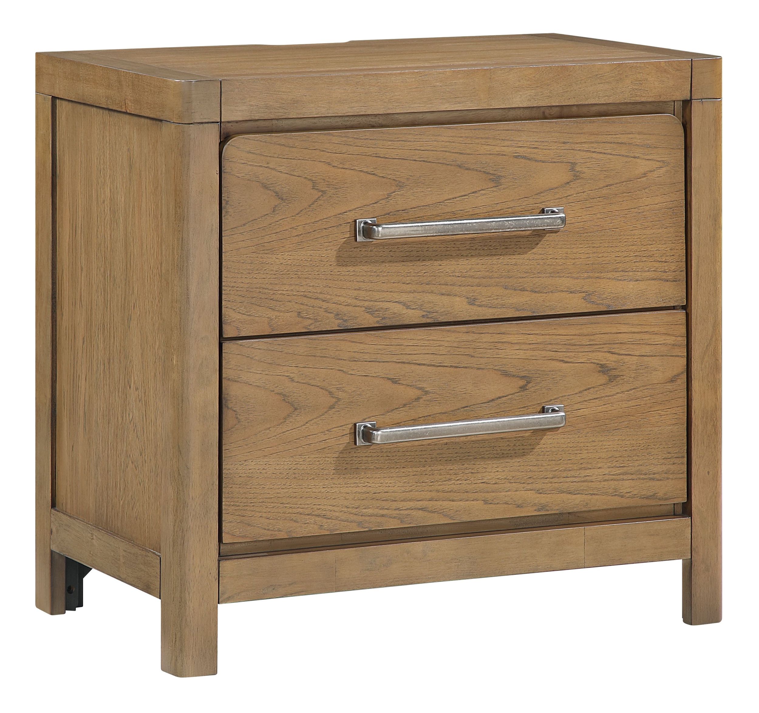 Charlotte Wood Storage Platform Bedroom Set