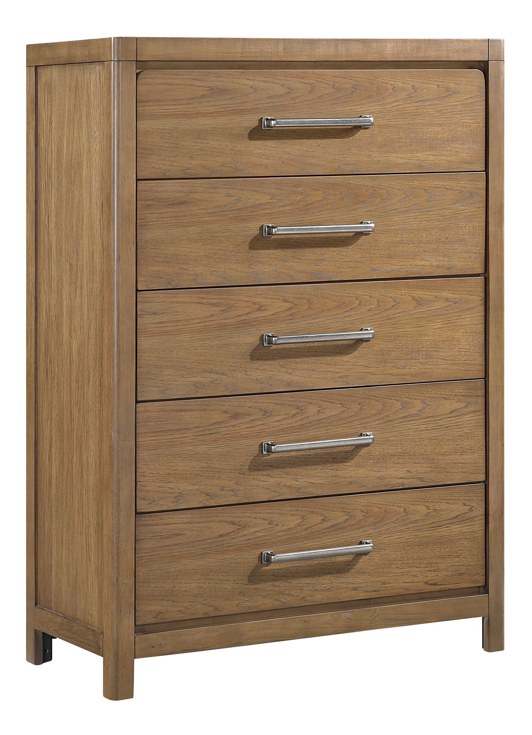 Charlotte Wood Storage Platform Bedroom Set