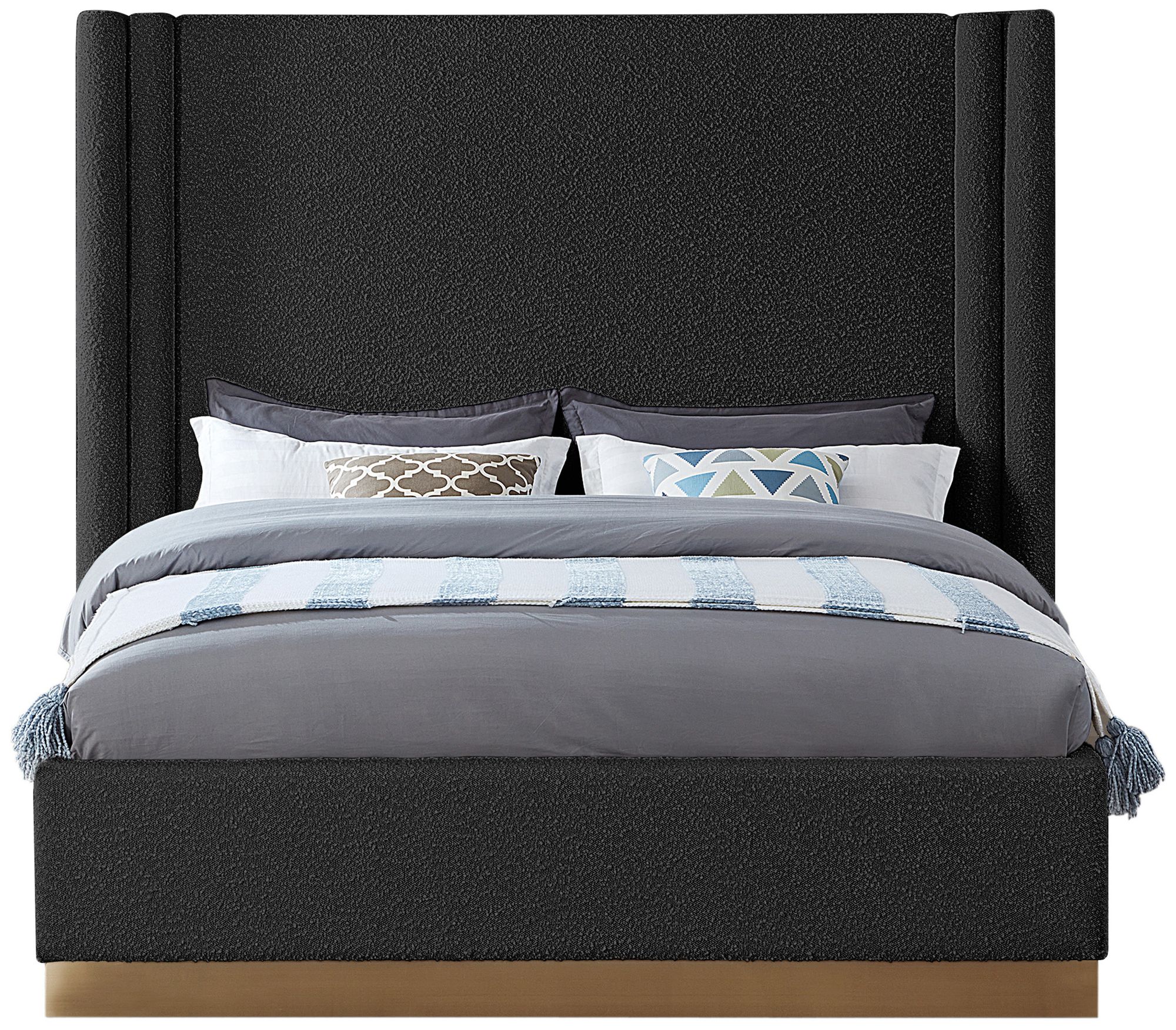 Halton Boucle Fabric Bed
