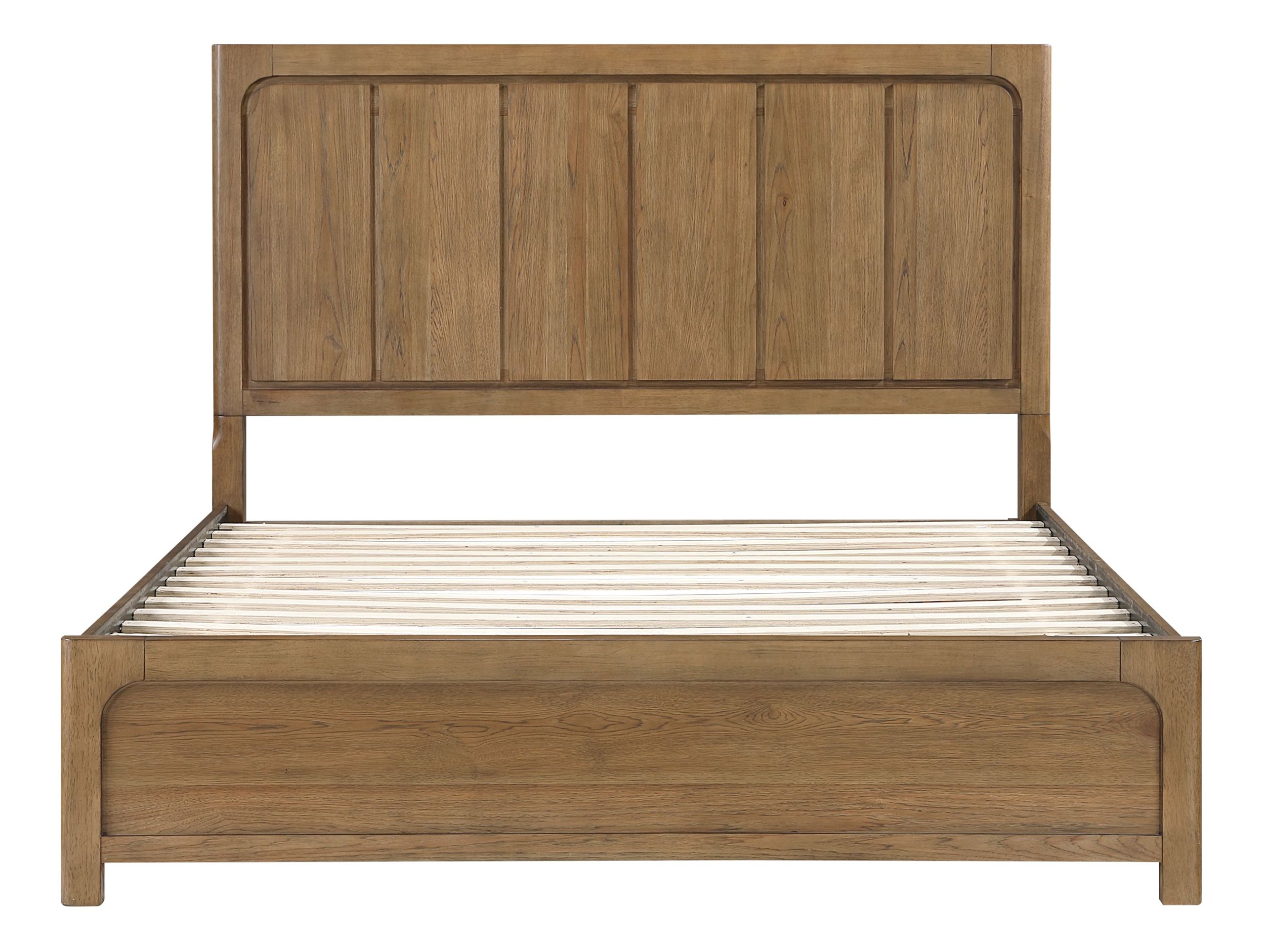 Charlotte Wood Eastern King Storage Platform Bed