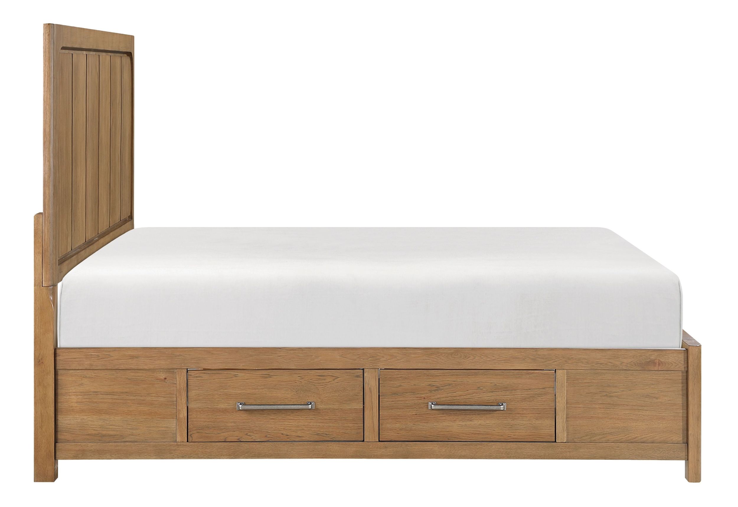 Charlotte Wood Eastern King Storage Platform Bed
