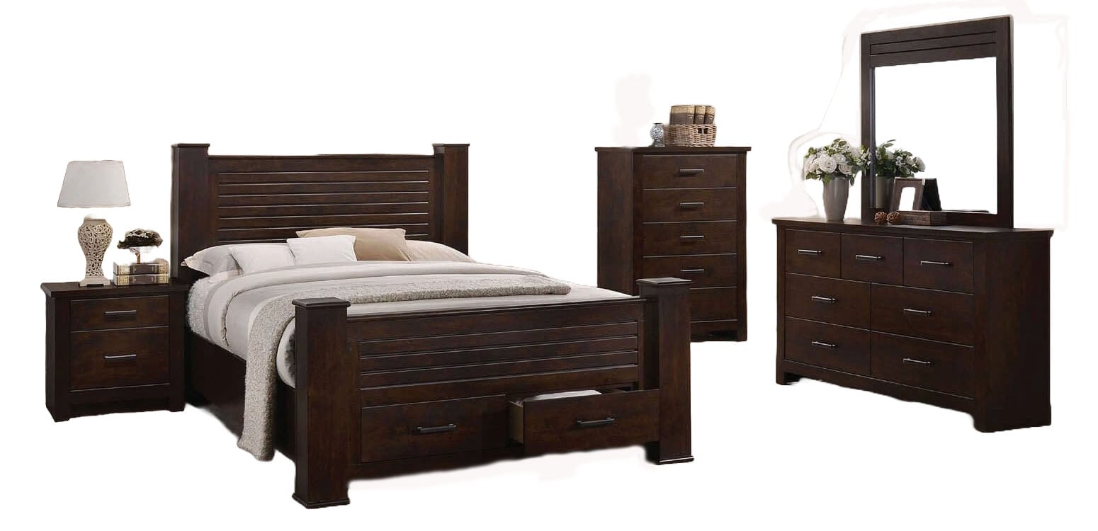 Panang Storage Poster Bedroom Set