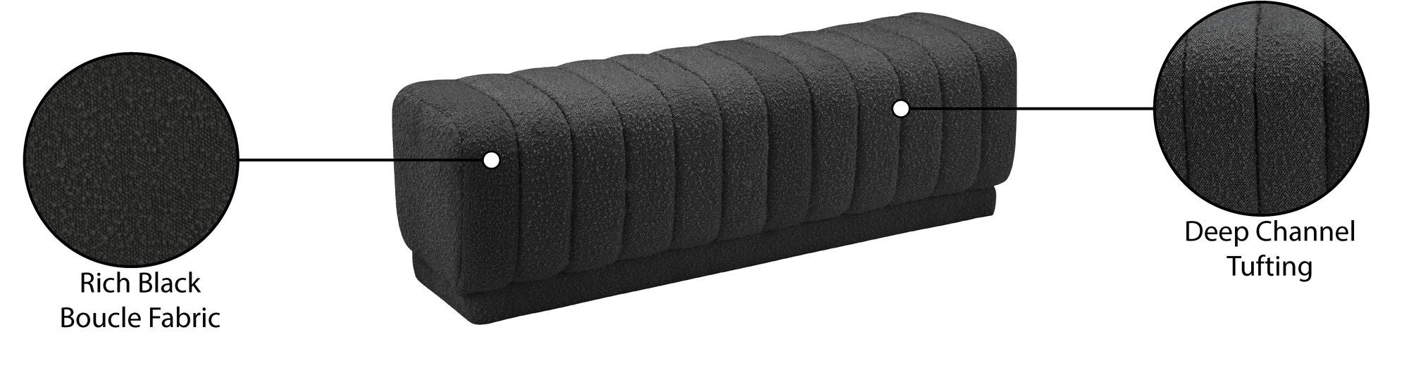 Heathrow Ottoman/Bench