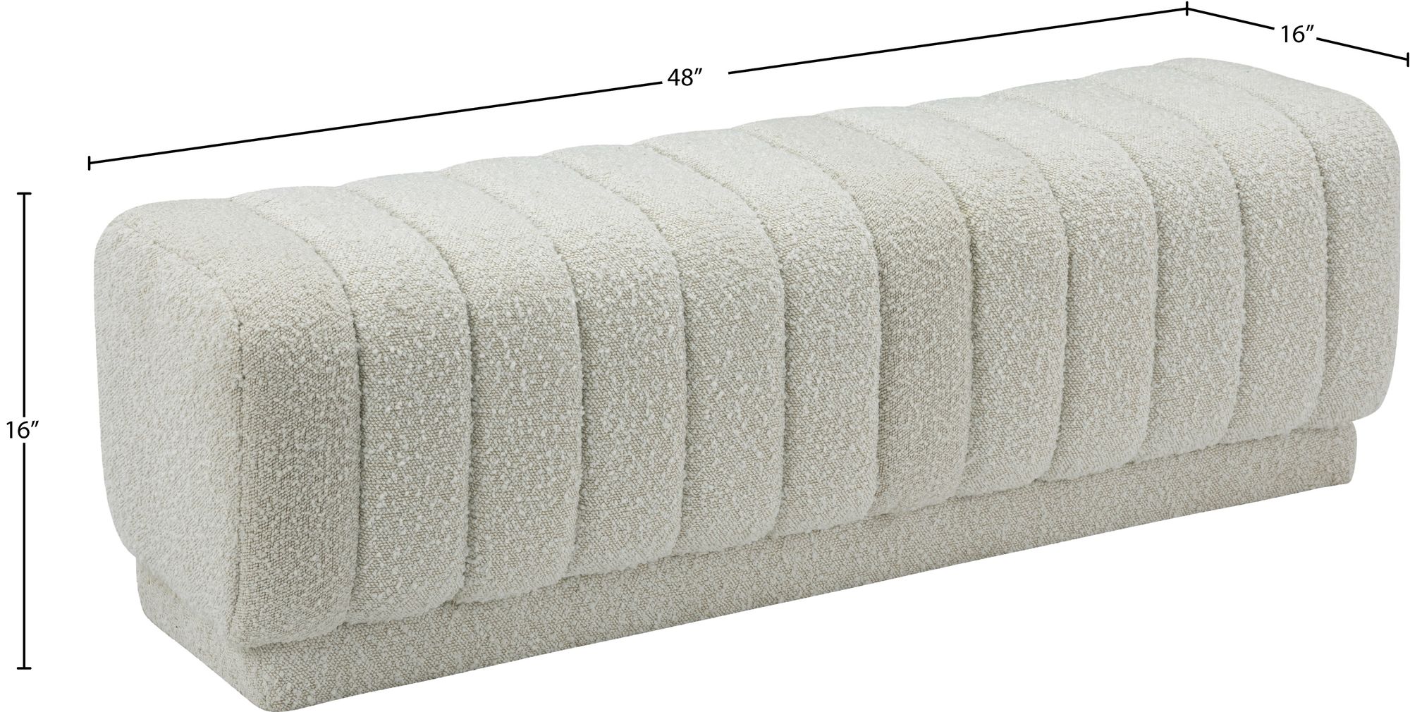 Heathrow Ottoman/Bench