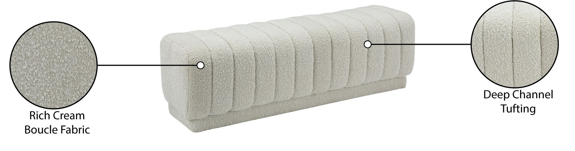 Heathrow Ottoman/Bench