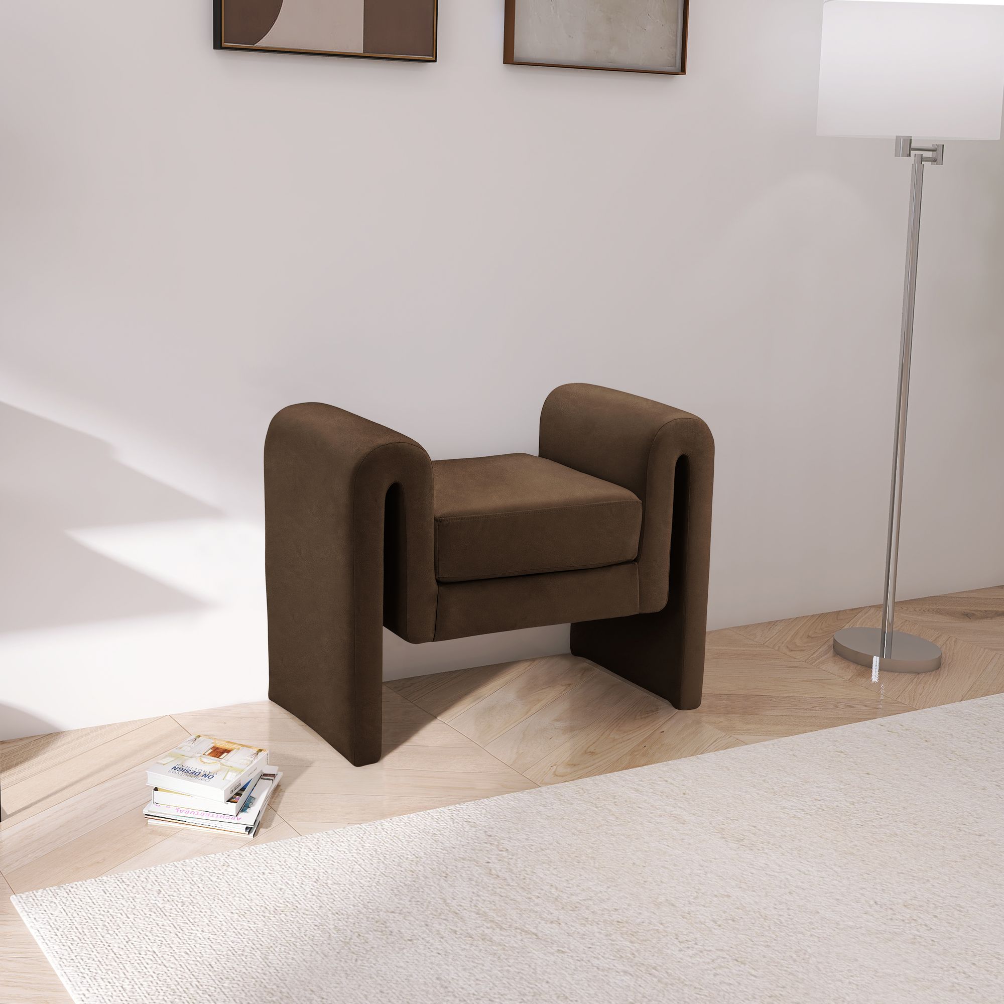Stylus 31.5" Velvet Bench