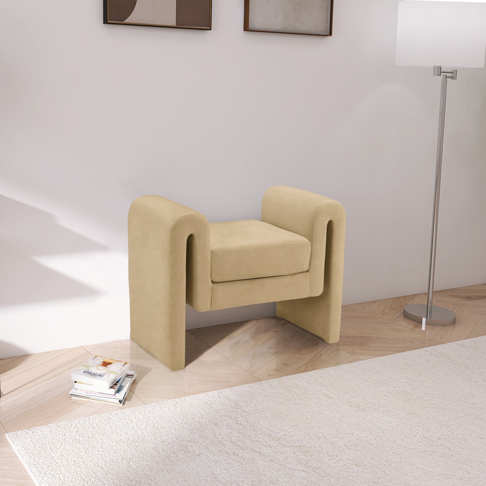 Stylus 31.5" Velvet Bench