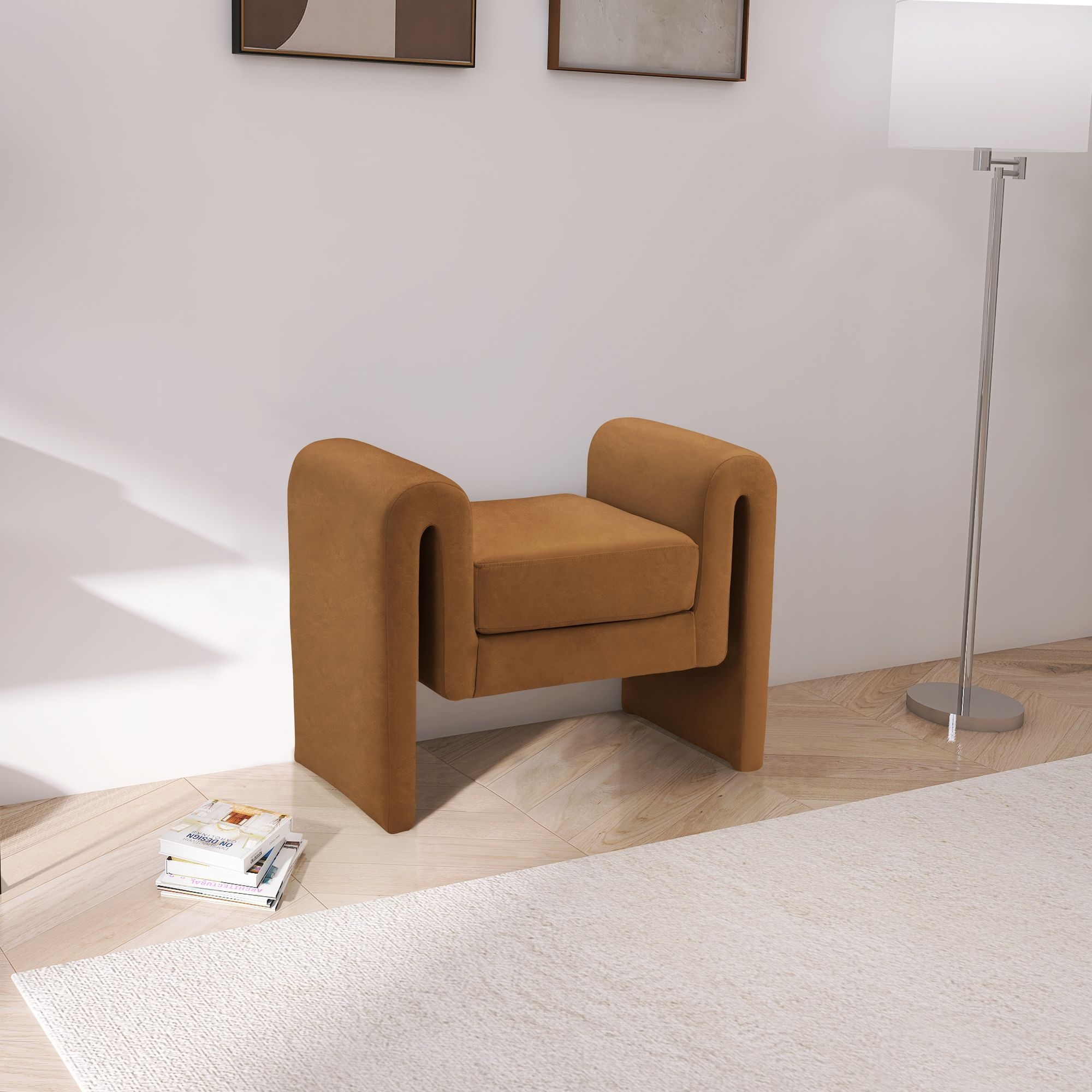 Stylus 31.5" Velvet Bench