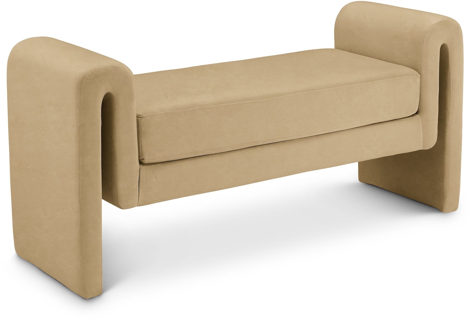 Stylus 51" Velvet Bench