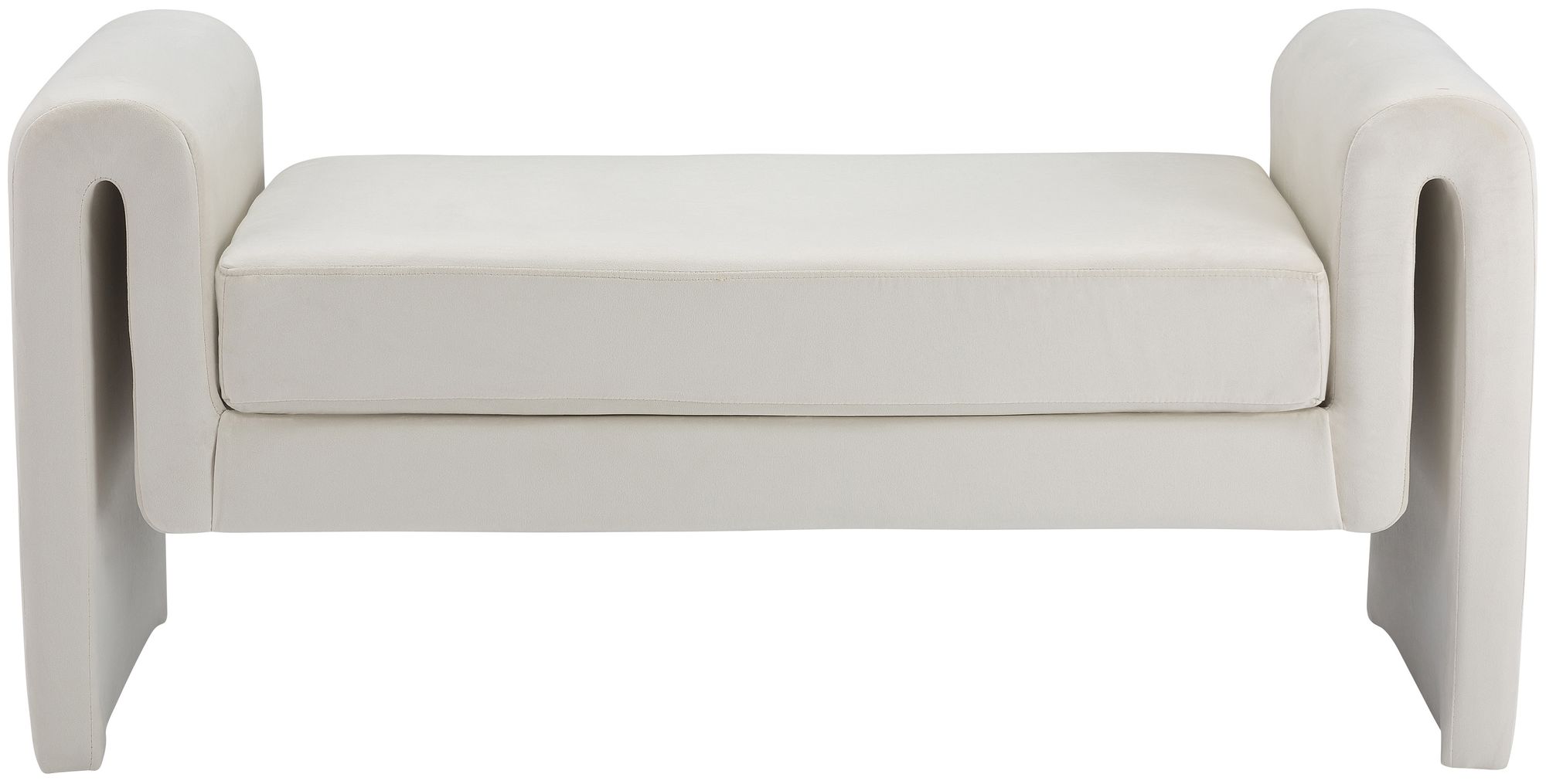 Stylus 51" Velvet Bench