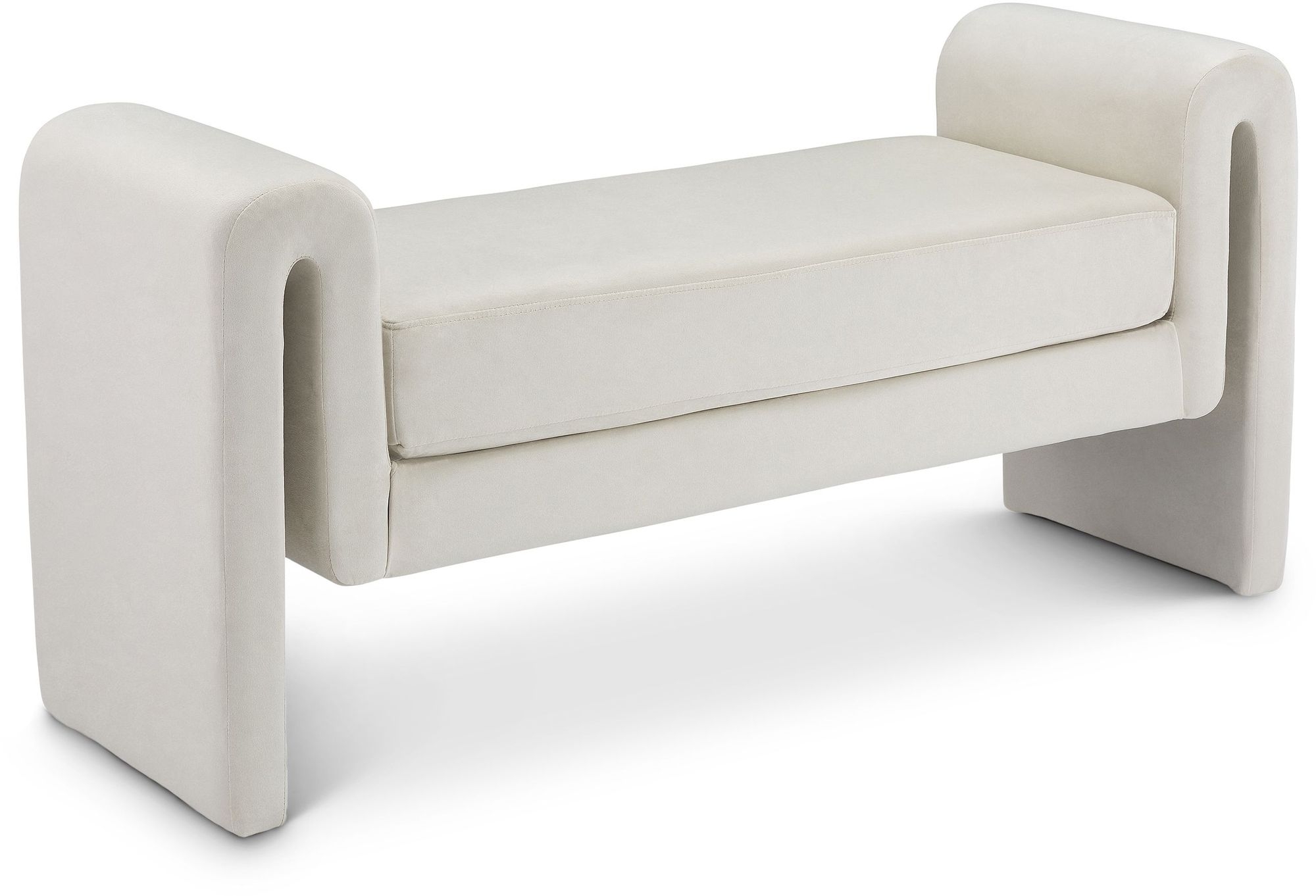 Stylus 51" Velvet Bench