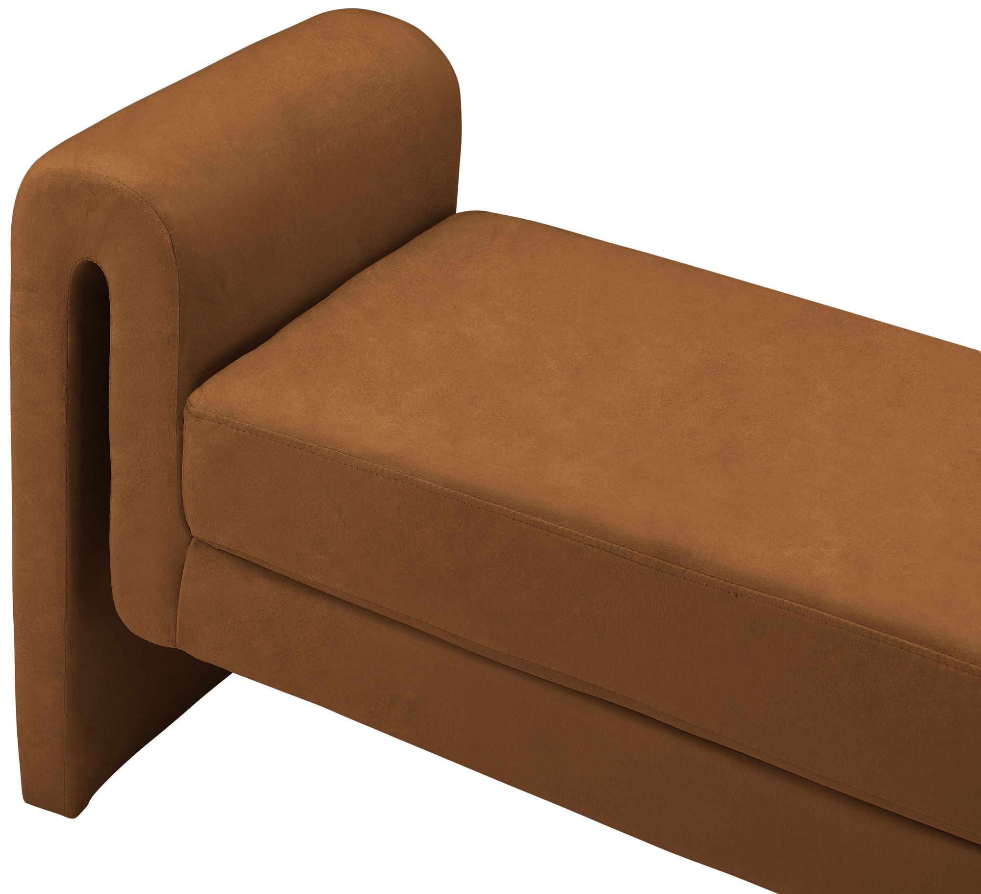 Stylus 51" Velvet Bench