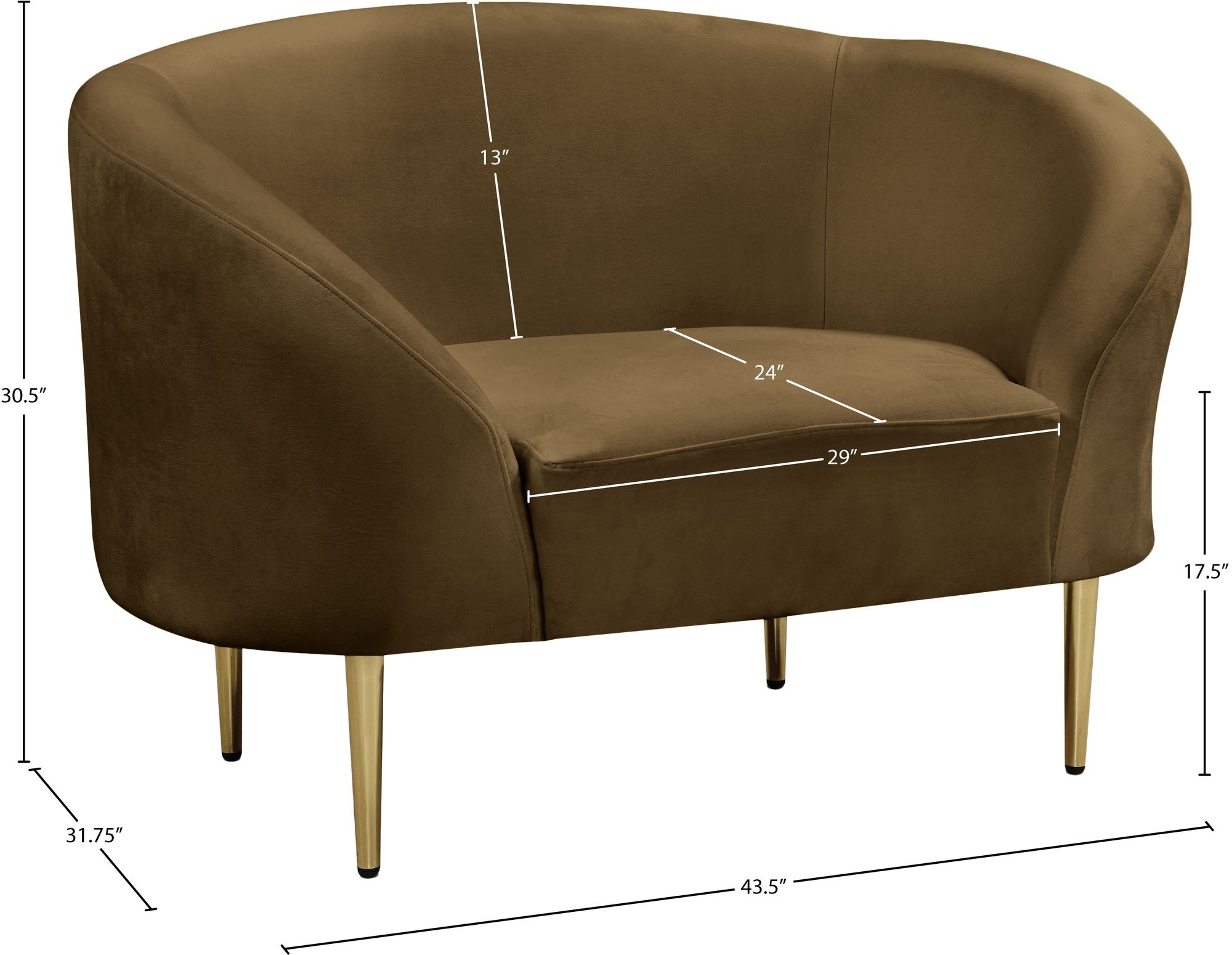 Ritz Velvet Chair