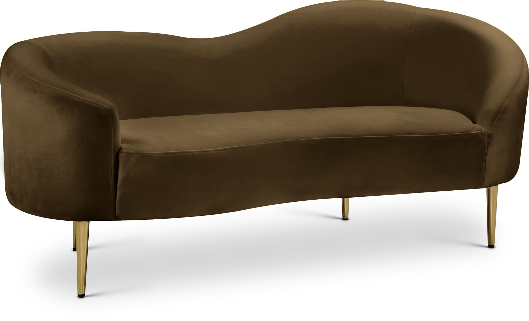 Ritz Velvet Loveseat