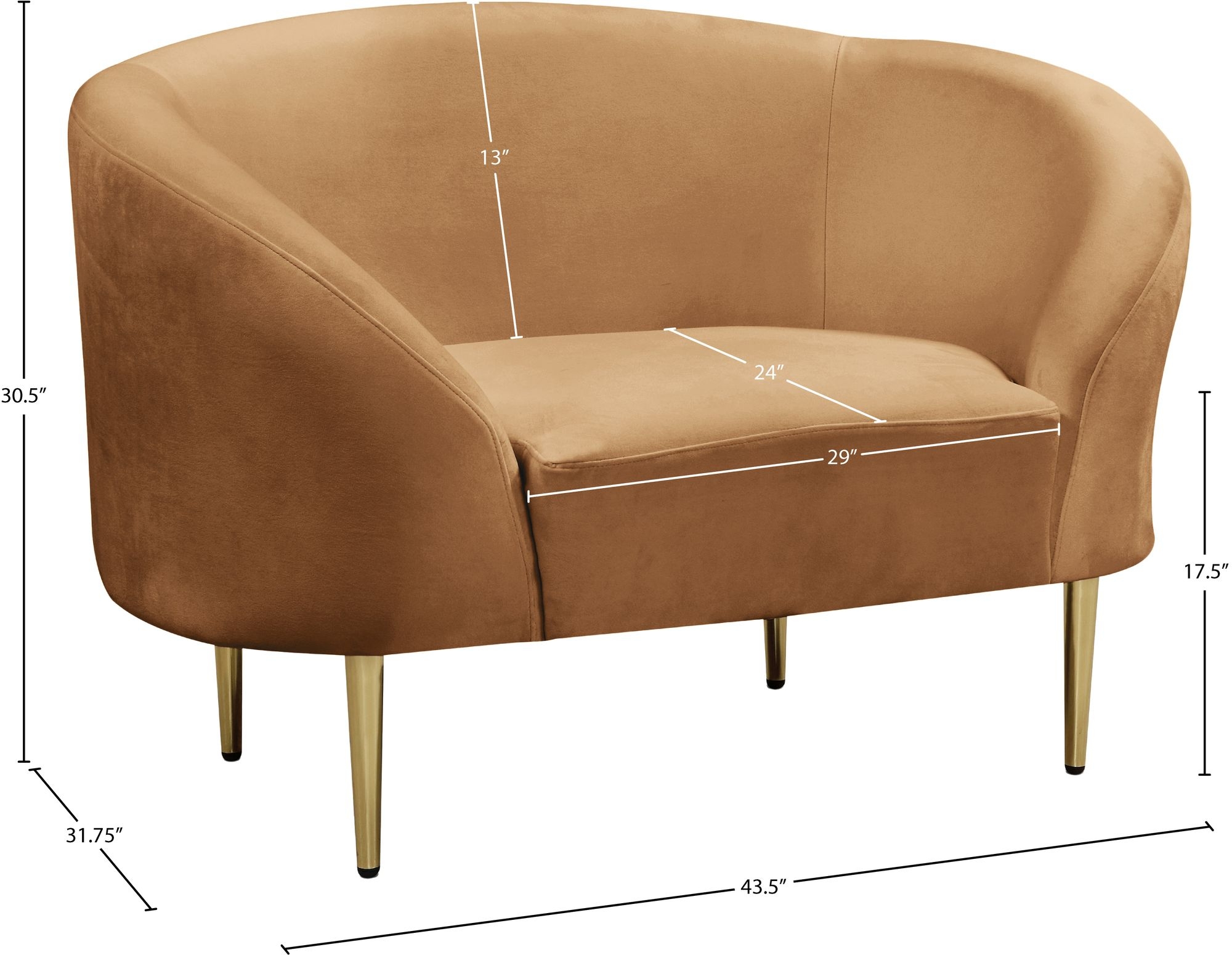 Ritz Velvet Chair