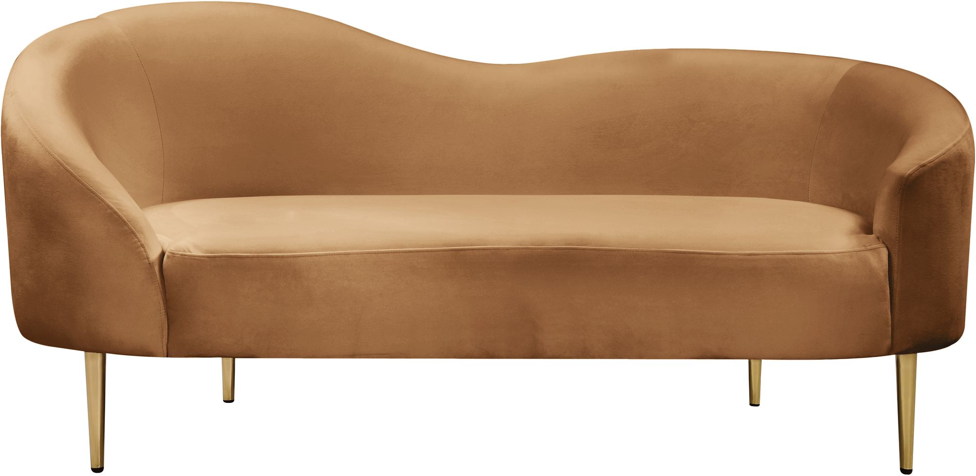 Ritz Velvet Loveseat