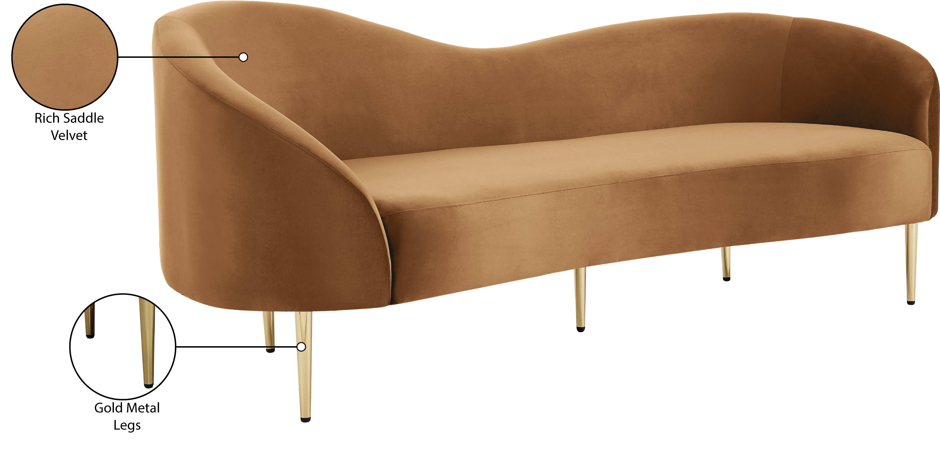 Ritz Velvet Sofa