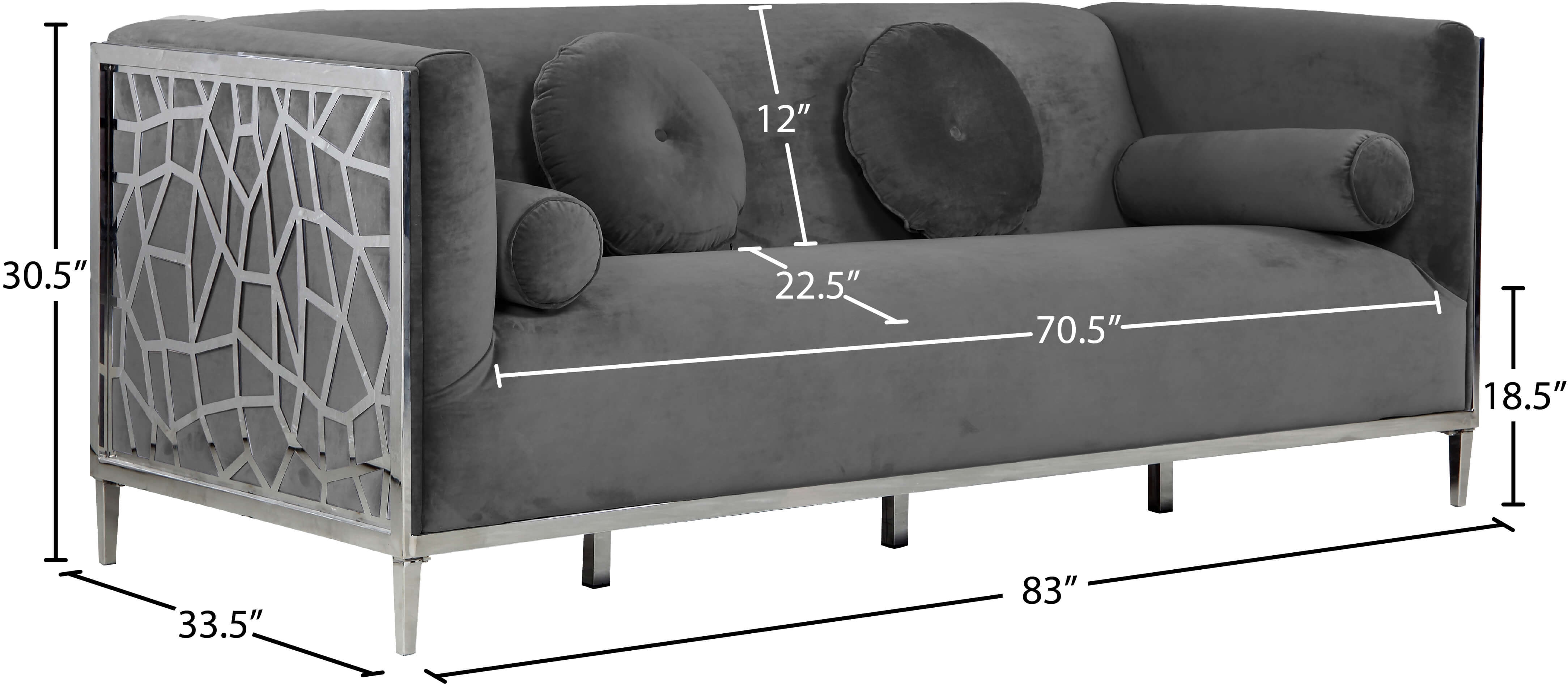 Opal Velvet Sofa