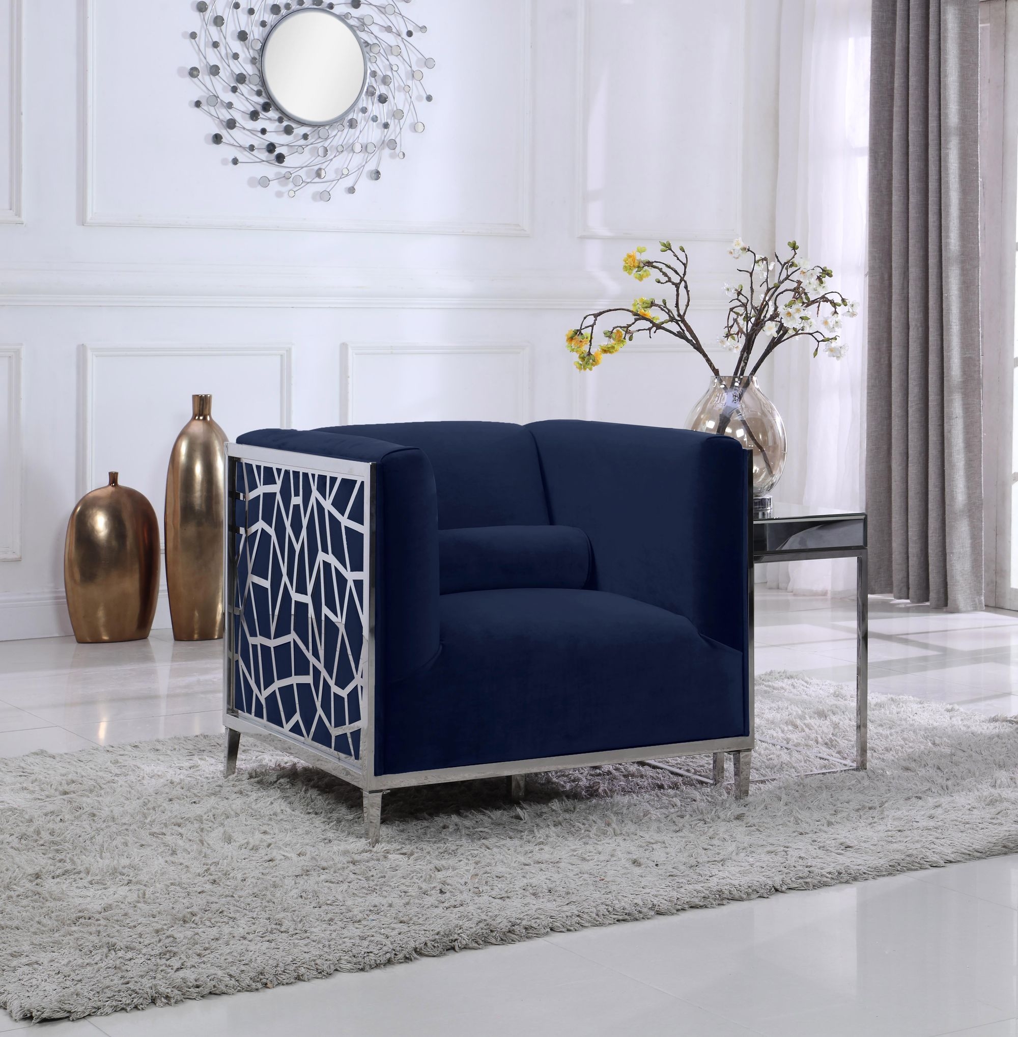 Opal Velvet Chair