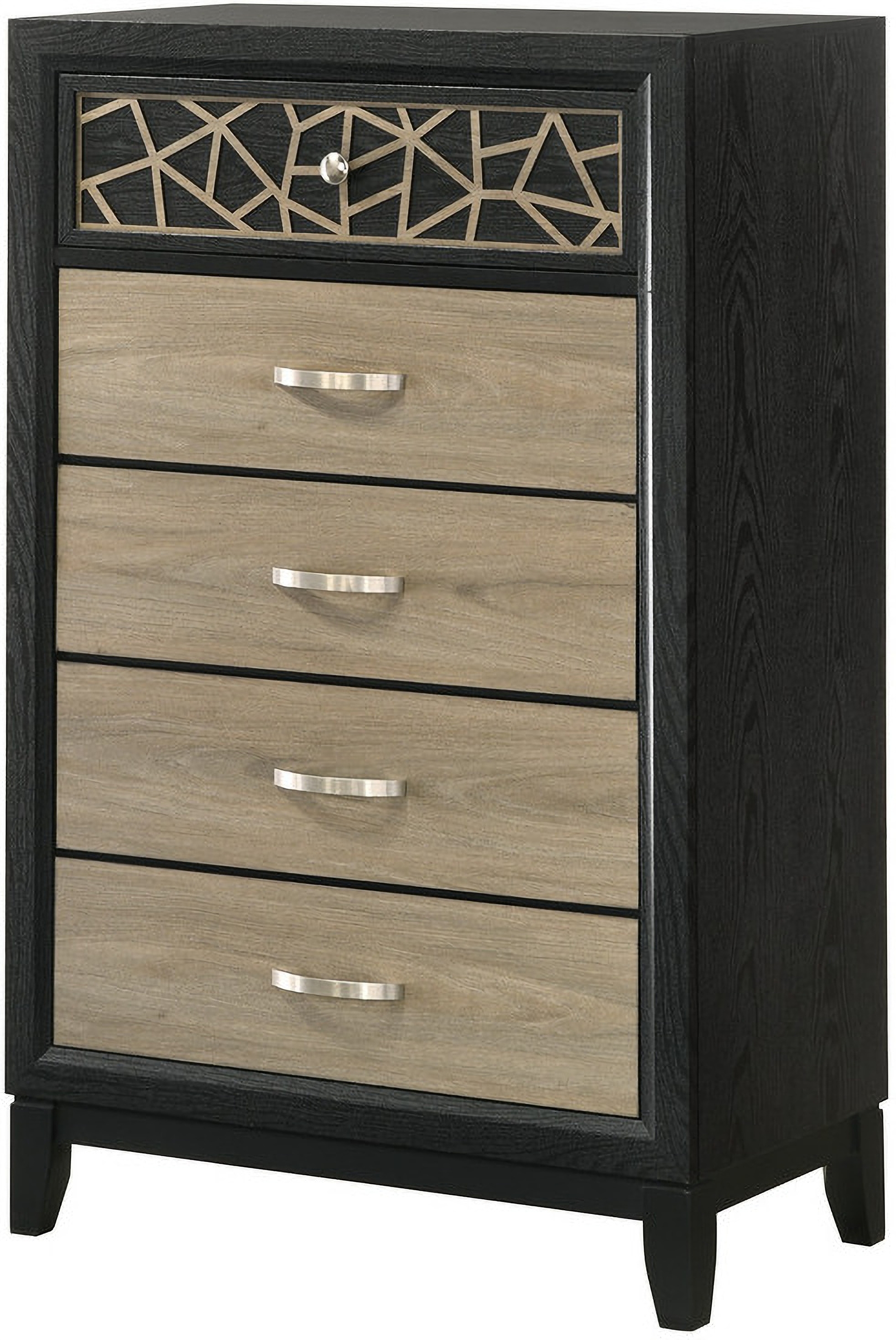 Selena Fabric/Wood Regular Bedroom Set