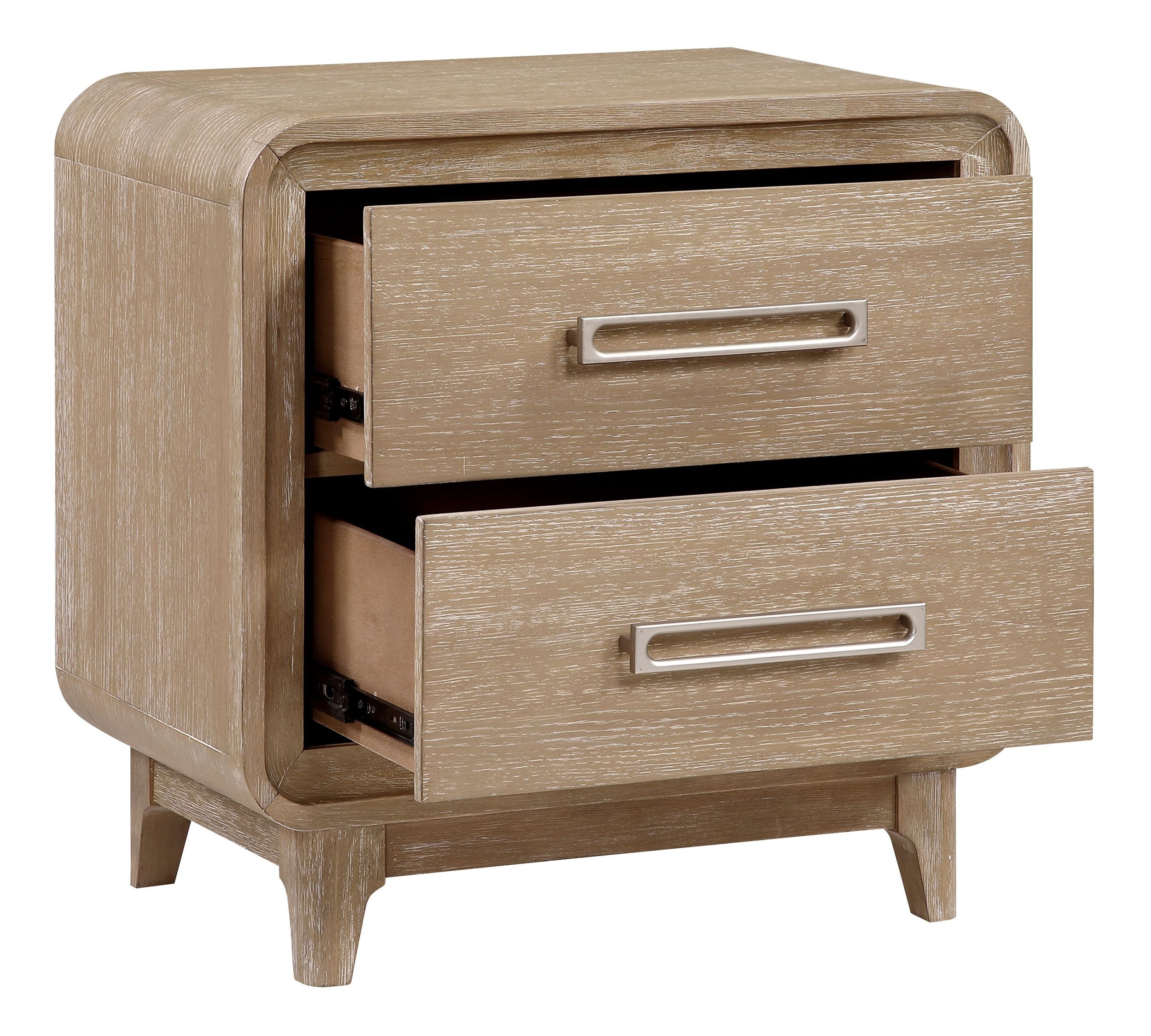 Wilshire Wood 2-Drawer Night Stand