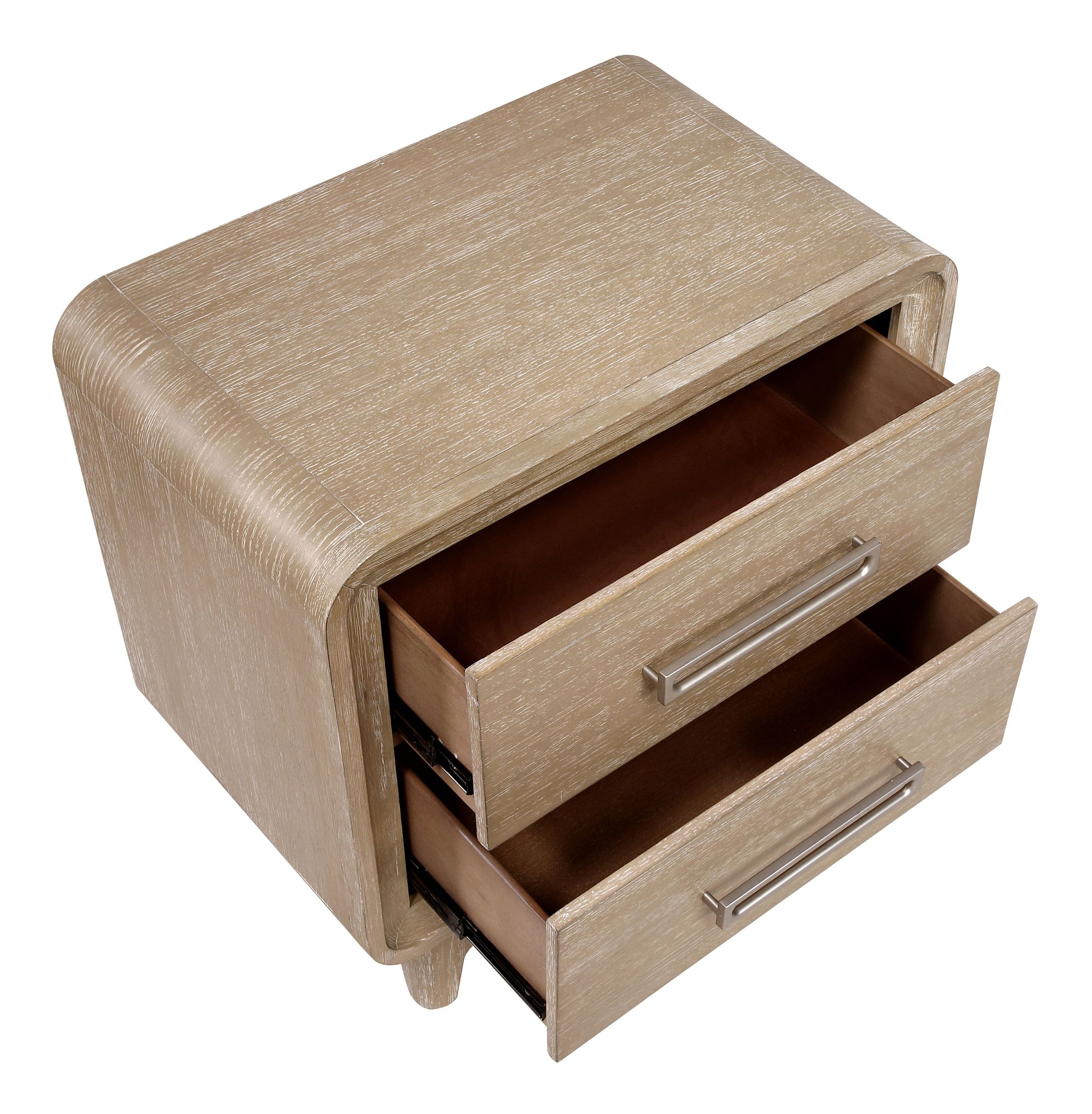 Wilshire Wood 2-Drawer Night Stand