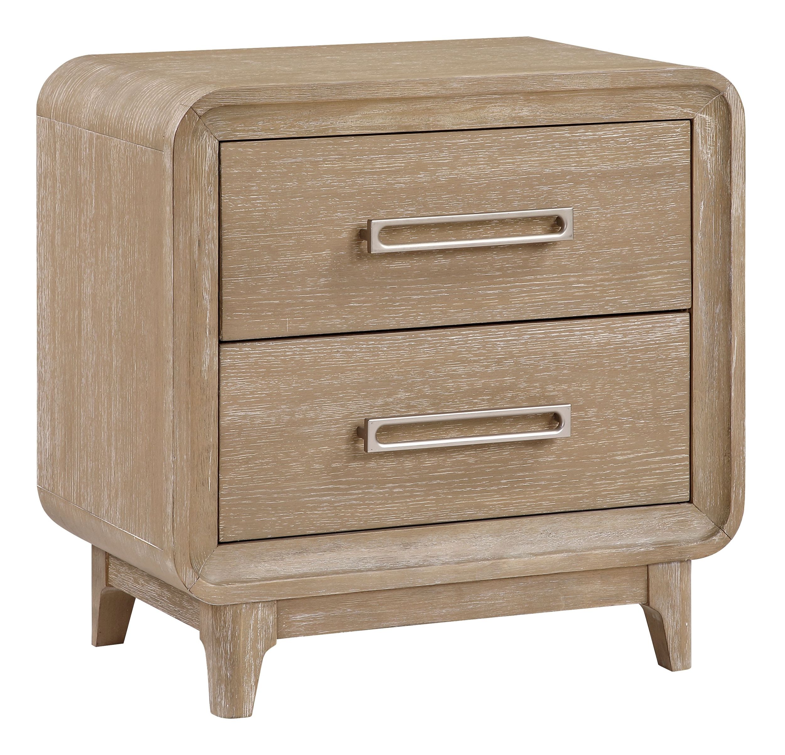 Wilshire Wood 2-Drawer Night Stand